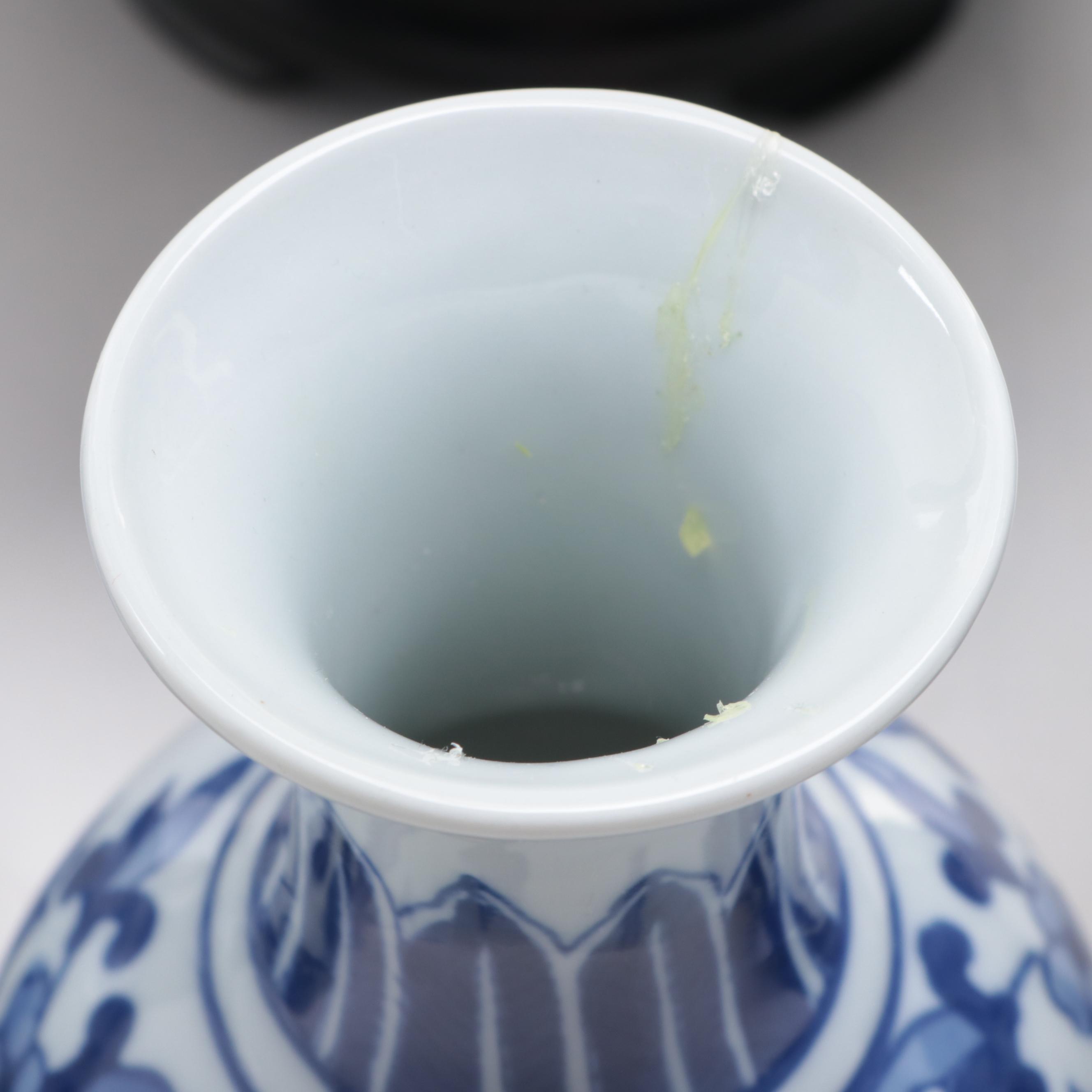 Chelsea House, Wildwood, More Blue and White Porcelain Lamps, Vases, Tea Caddy