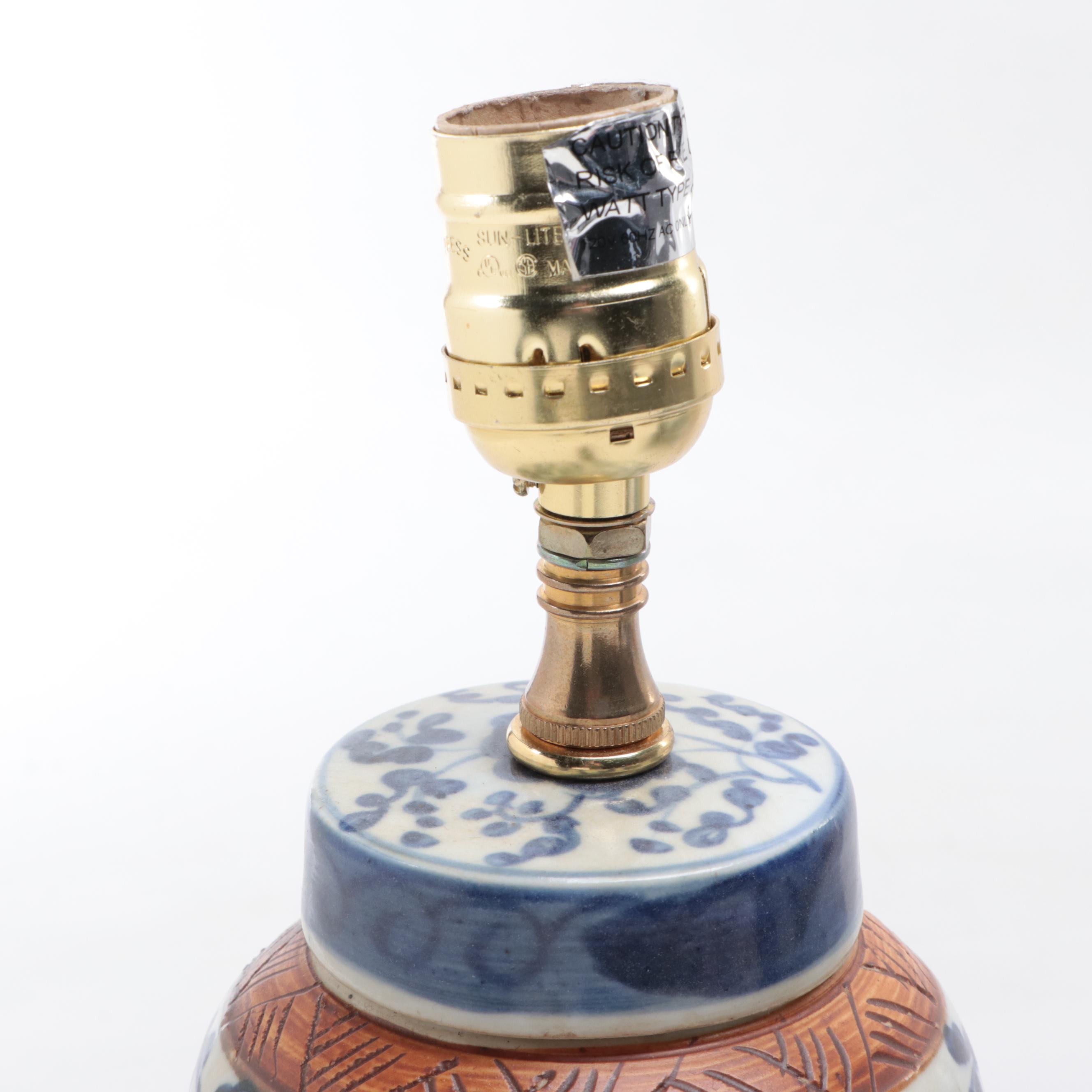 Chelsea House, Wildwood, More Blue and White Porcelain Lamps, Vases, Tea Caddy