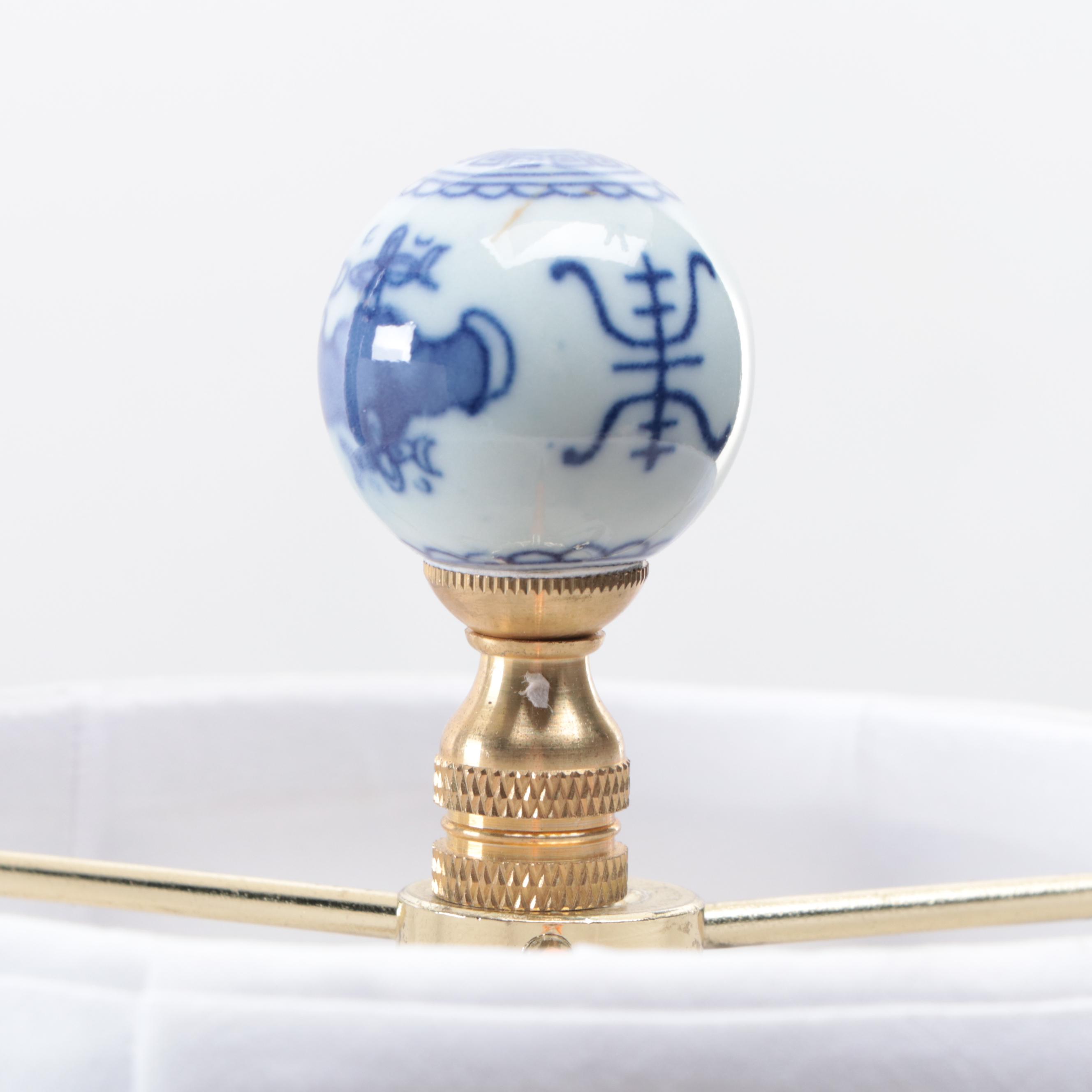 Chelsea House, Wildwood, More Blue and White Porcelain Lamps, Vases, Tea Caddy