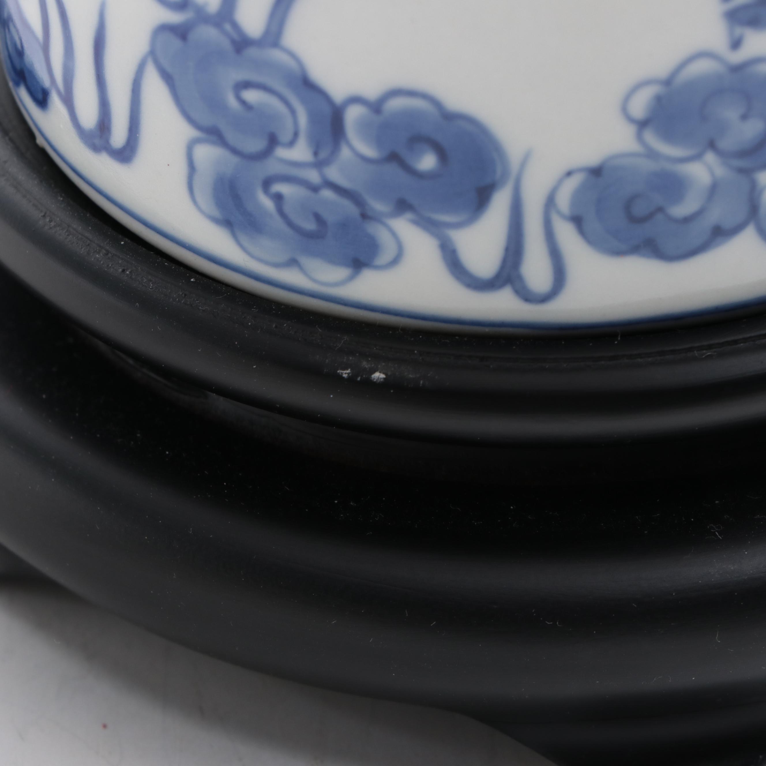 Chelsea House, Wildwood, More Blue and White Porcelain Lamps, Vases, Tea Caddy