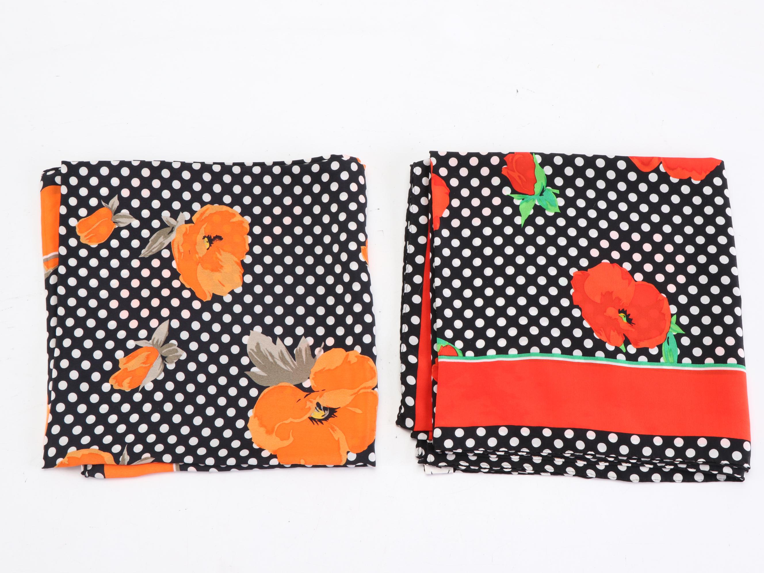 Vera Neumann, Oscar de la Renta, Albert Nipon, Anne Klein, and More Scarves