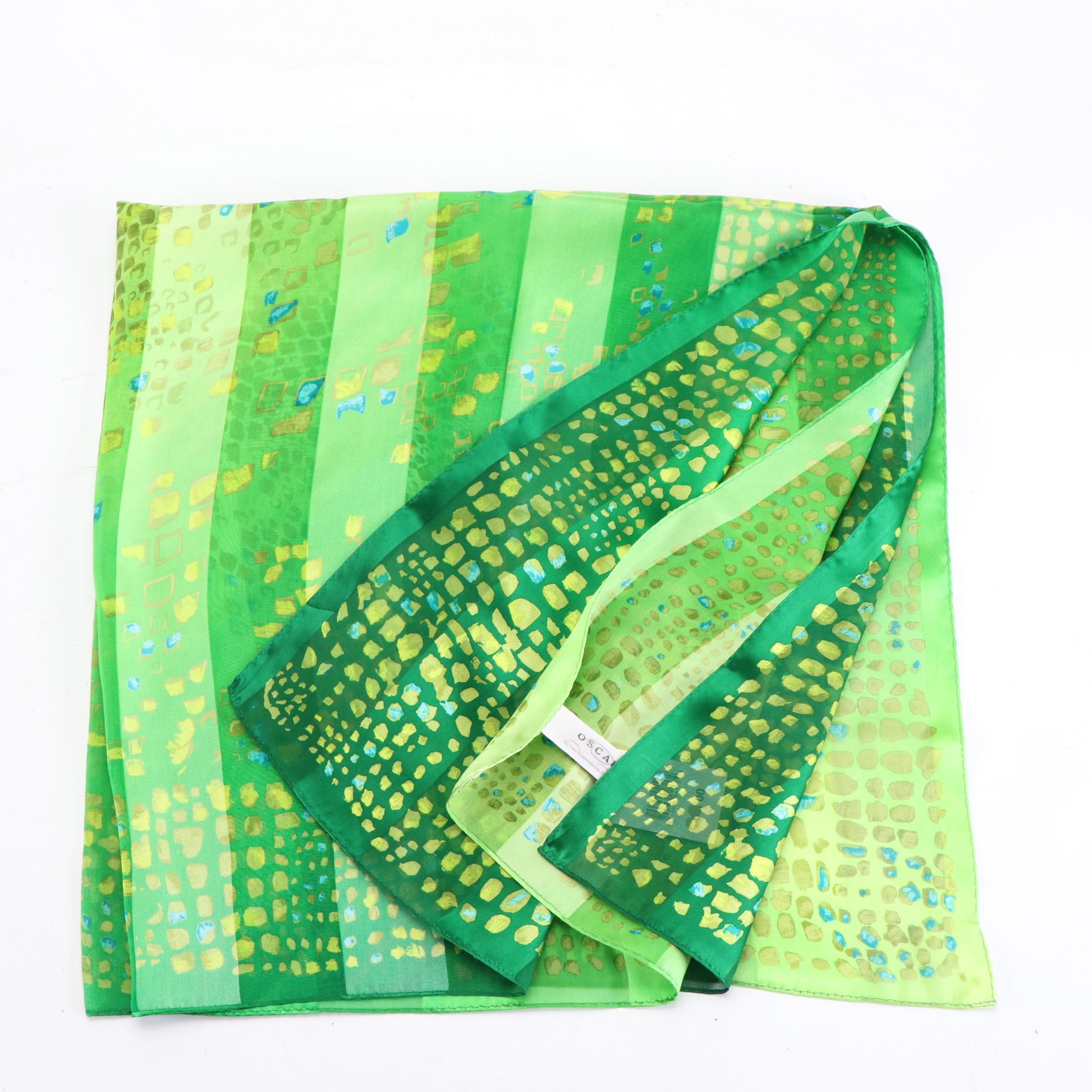 Vera Neumann, Oscar de la Renta, Albert Nipon, Anne Klein, and More Scarves