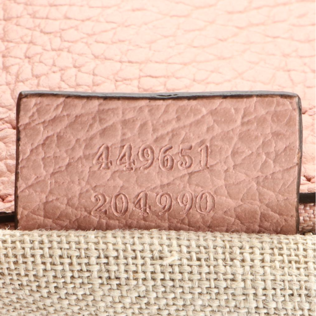 Gucci Handbag in Grain Leather with Detachable Strap