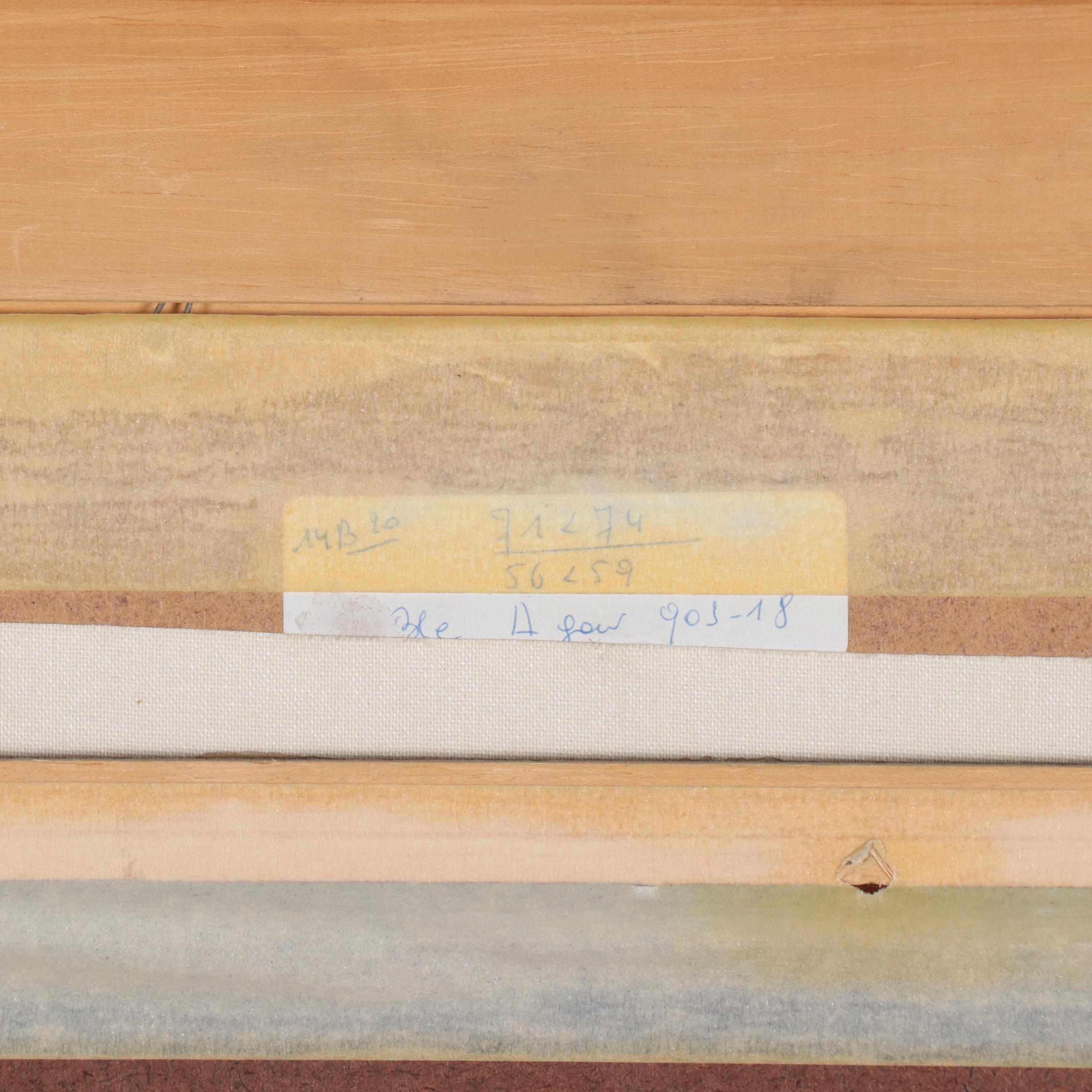 A. Feert Oil Painting of Cows In Field