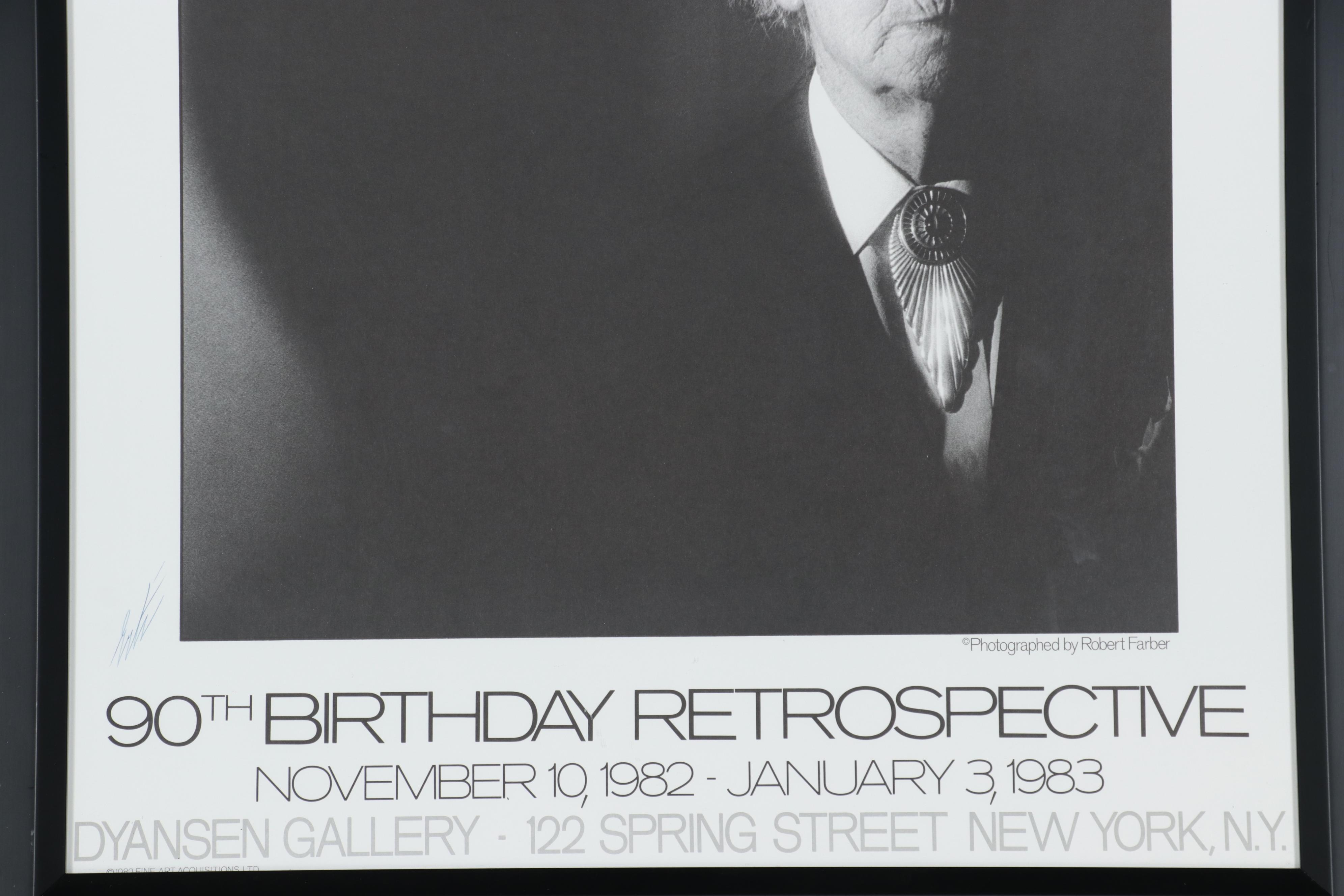 Erté Exhibition Poster "90th Birthday Retrospective," 1982