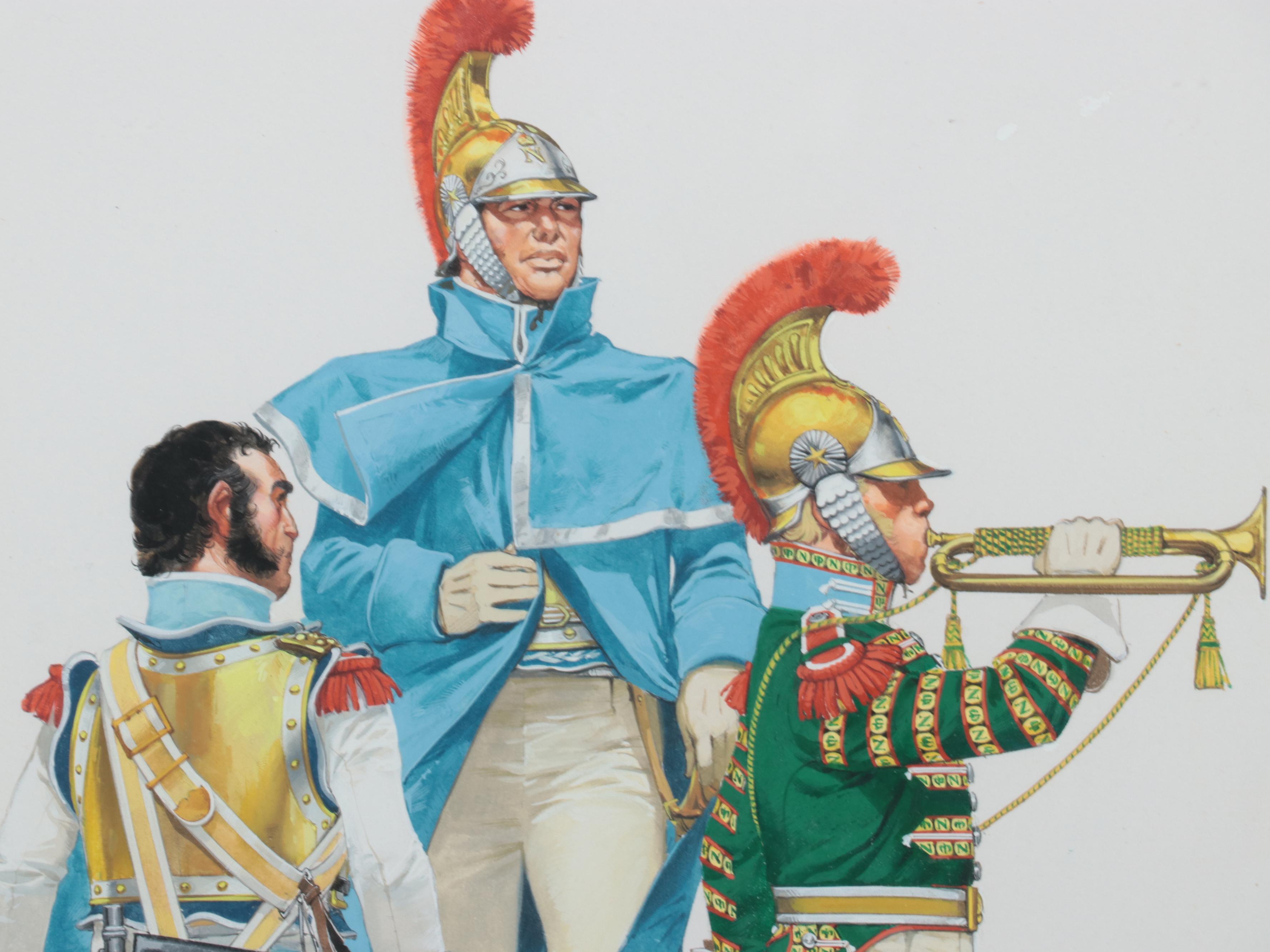 Angus McBride and Christopher Warner Military Watercolor Paintings