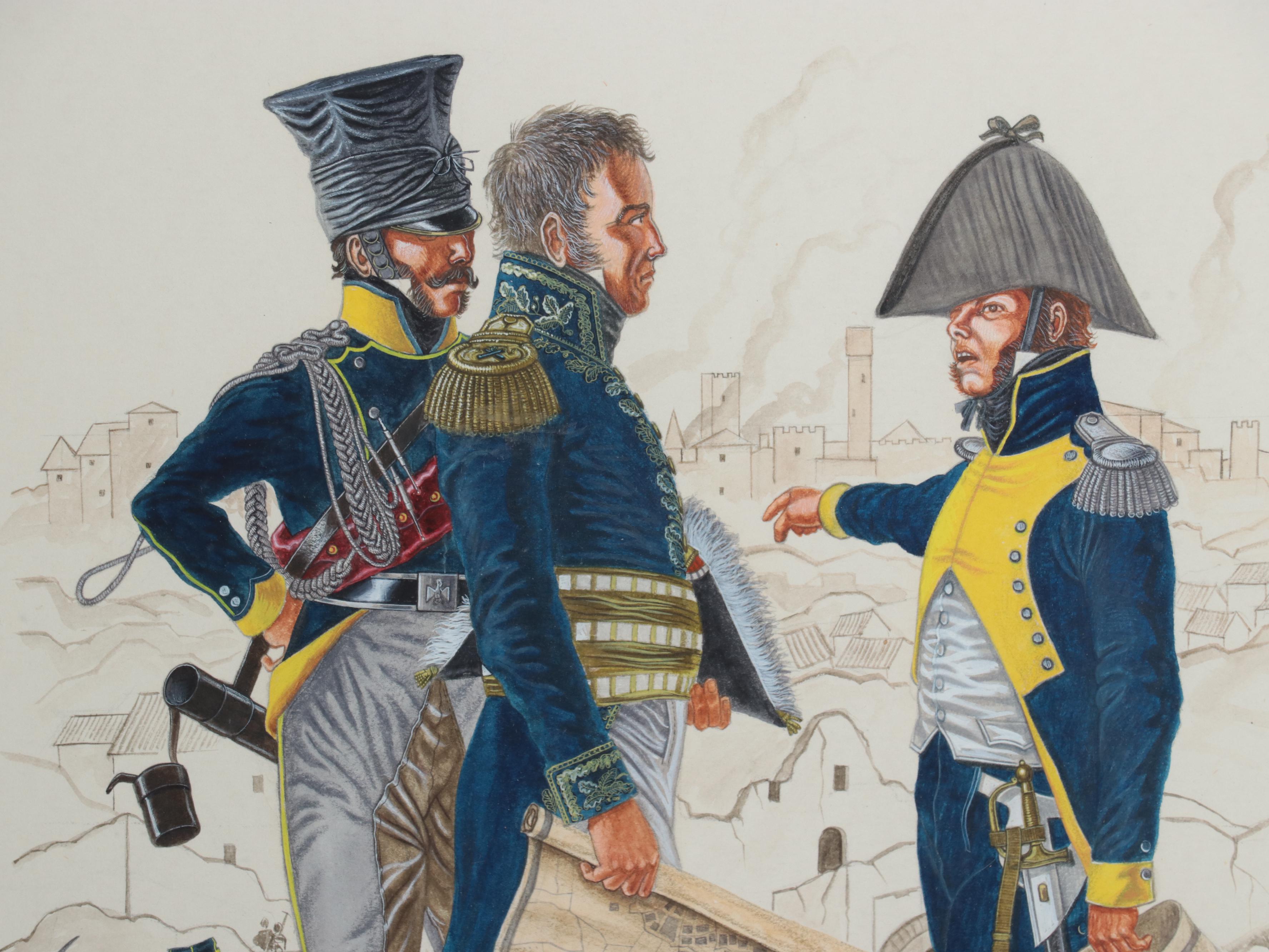 Angus McBride and Christopher Warner Military Watercolor Paintings