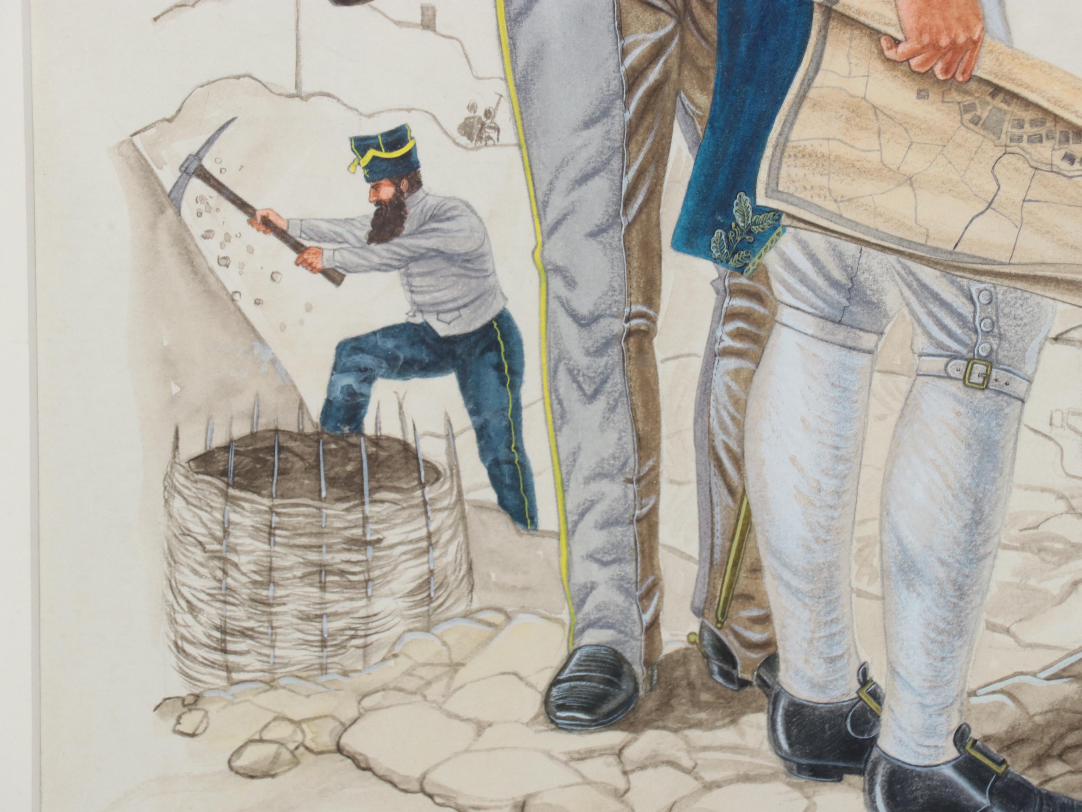 Angus McBride and Christopher Warner Military Watercolor Paintings