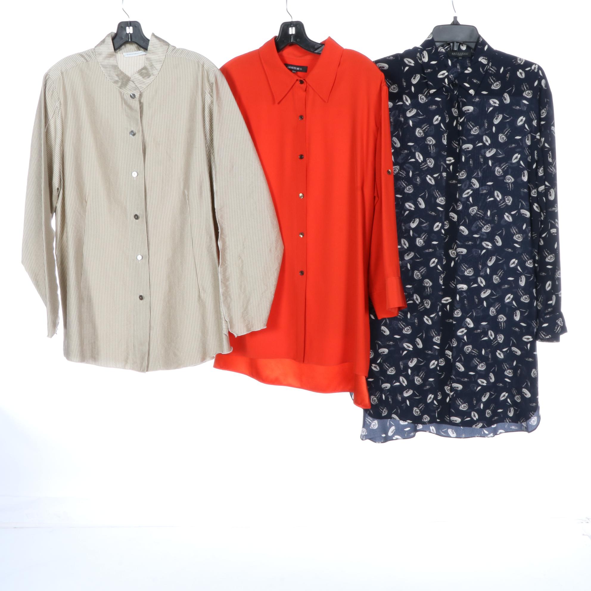 Lafayette 148 New York Tunic Blouse, Skirt and Jacket with Other Separates