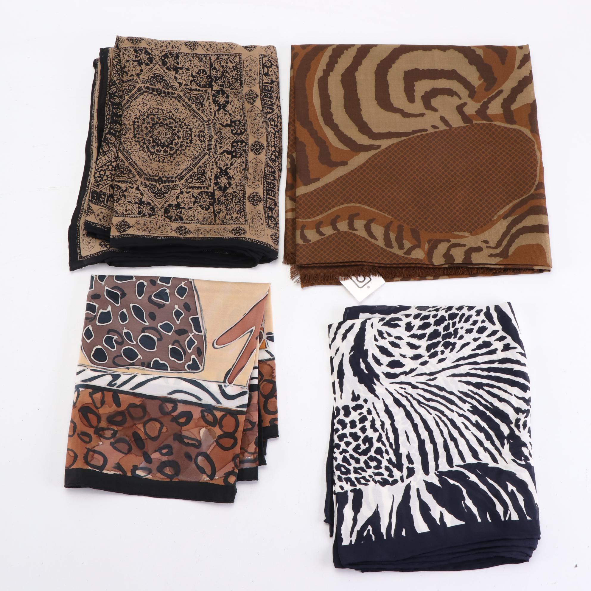 Echo, Ellen Tracy, Carlisle, Laura Ashley, and More Printed Scarves