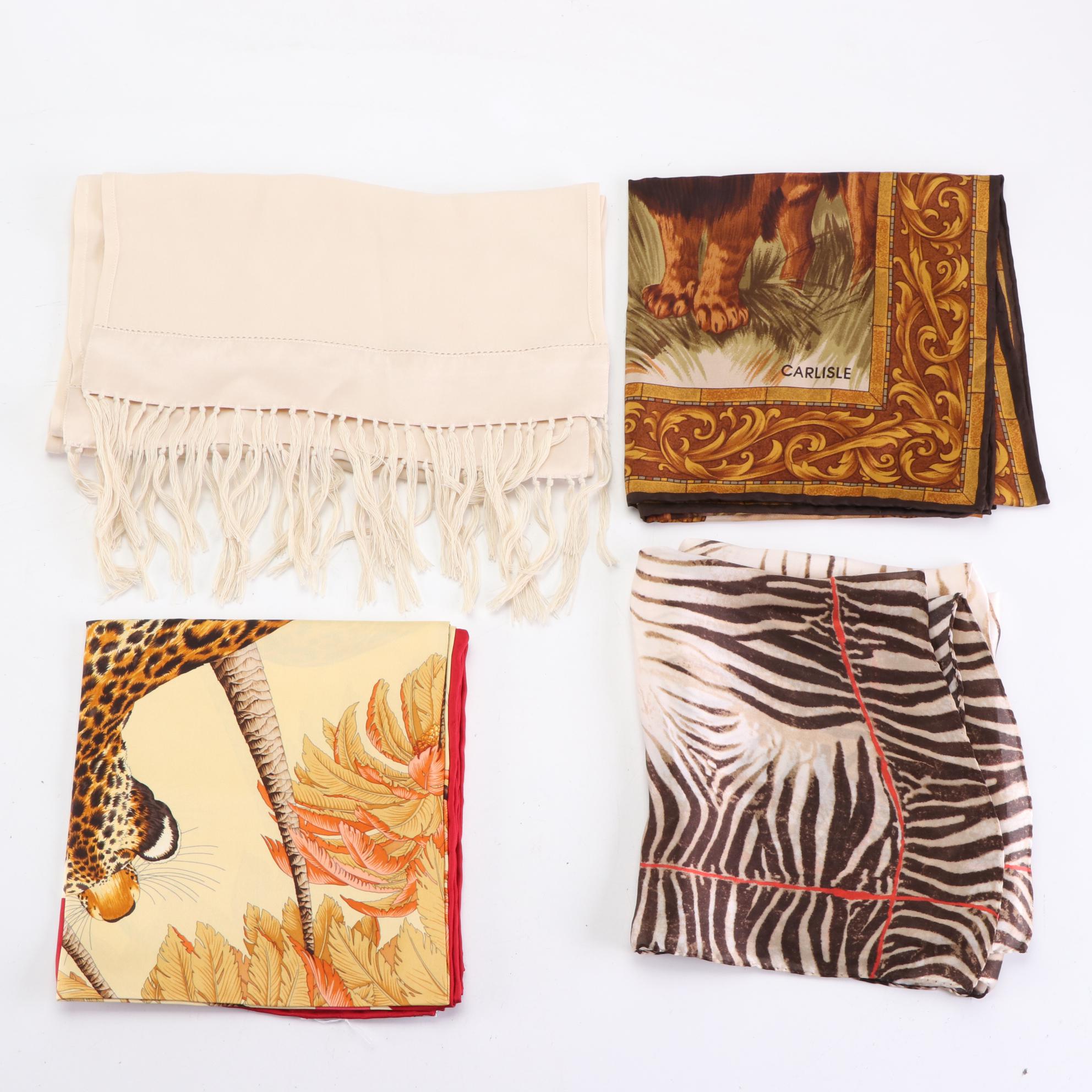 Echo, Ellen Tracy, Carlisle, Laura Ashley, and More Printed Scarves