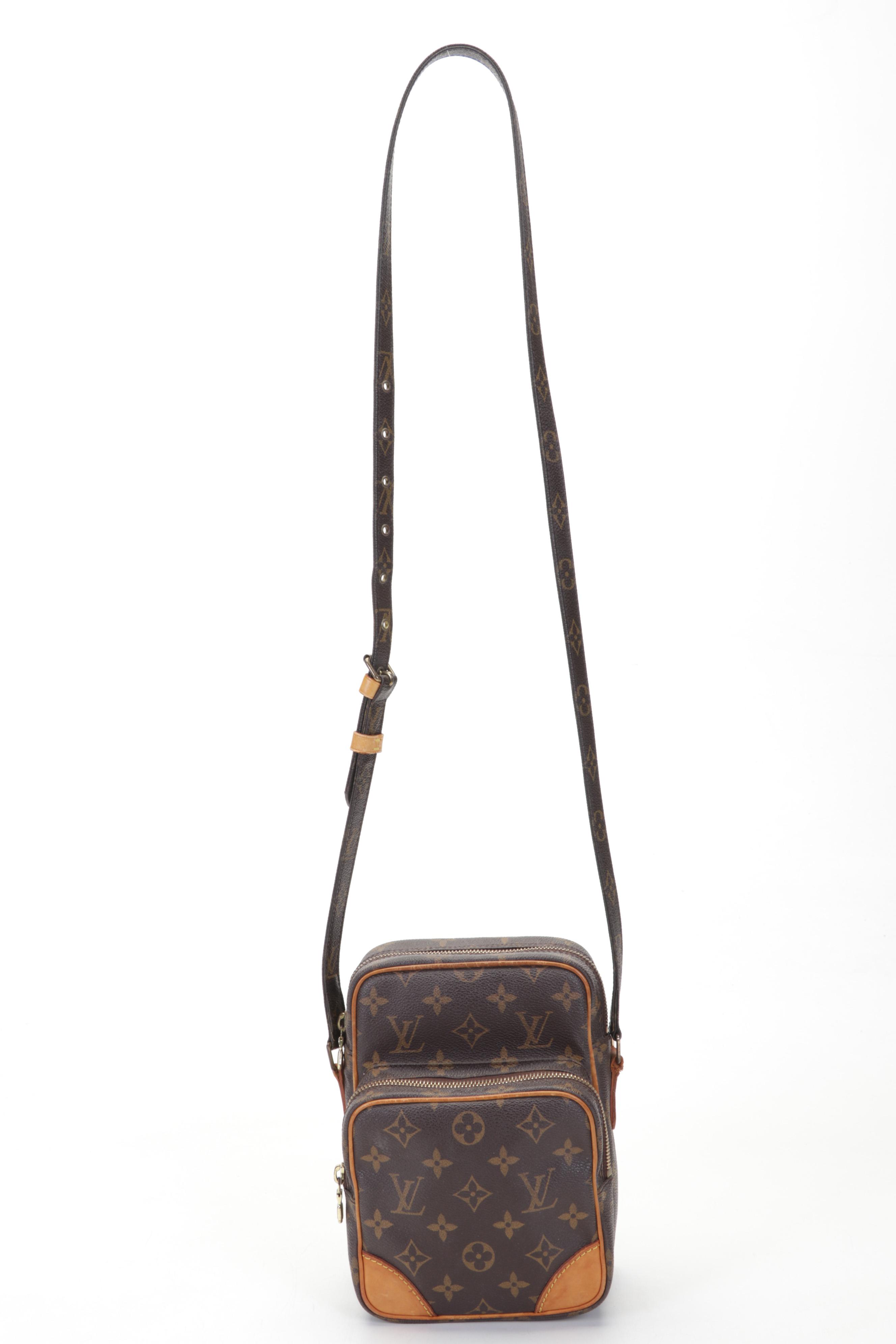 Louis Vuitton Amazone Crossbody Bag in Monogram Canvas and Vachetta Leather