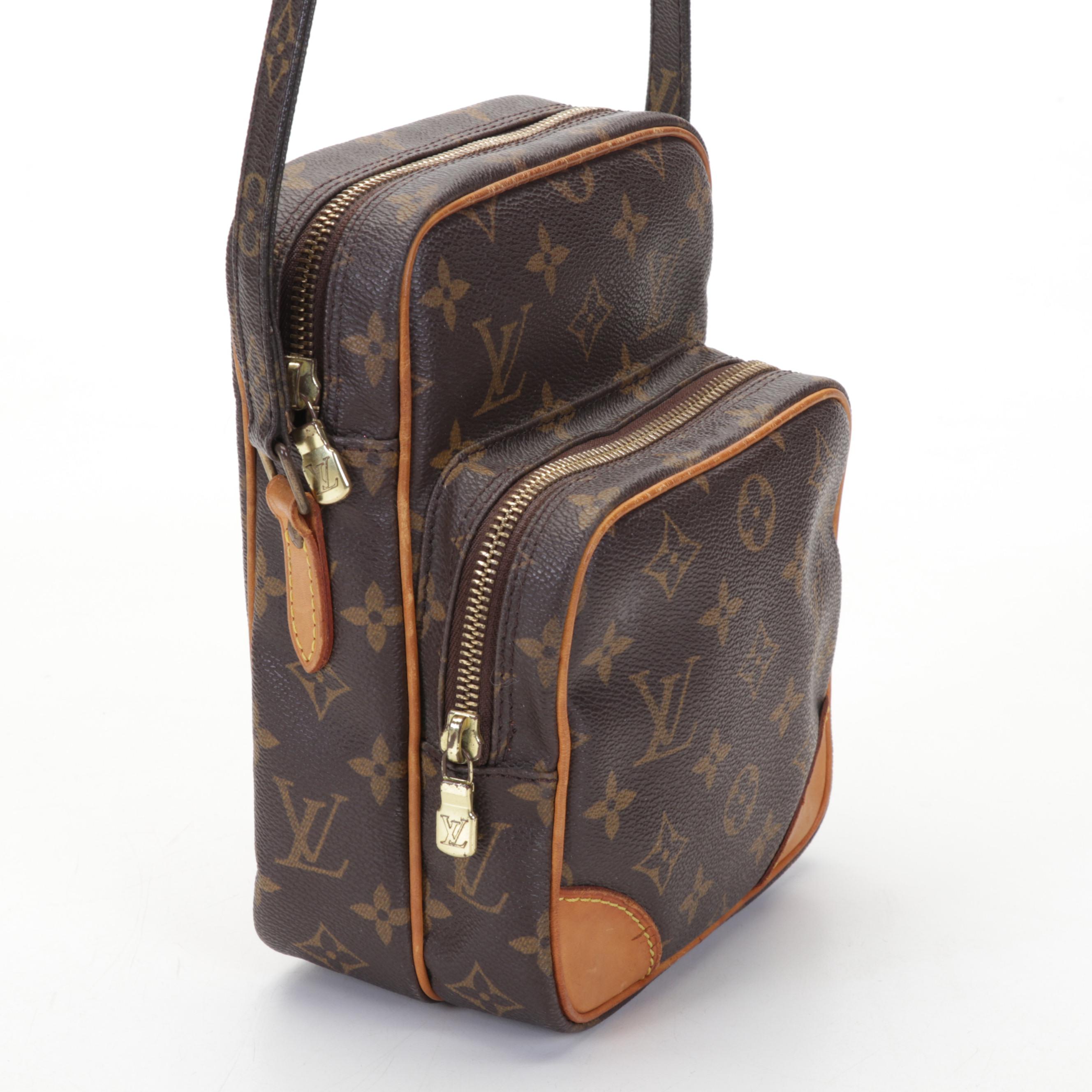 Louis Vuitton Amazone Crossbody Bag in Monogram Canvas and Vachetta Leather