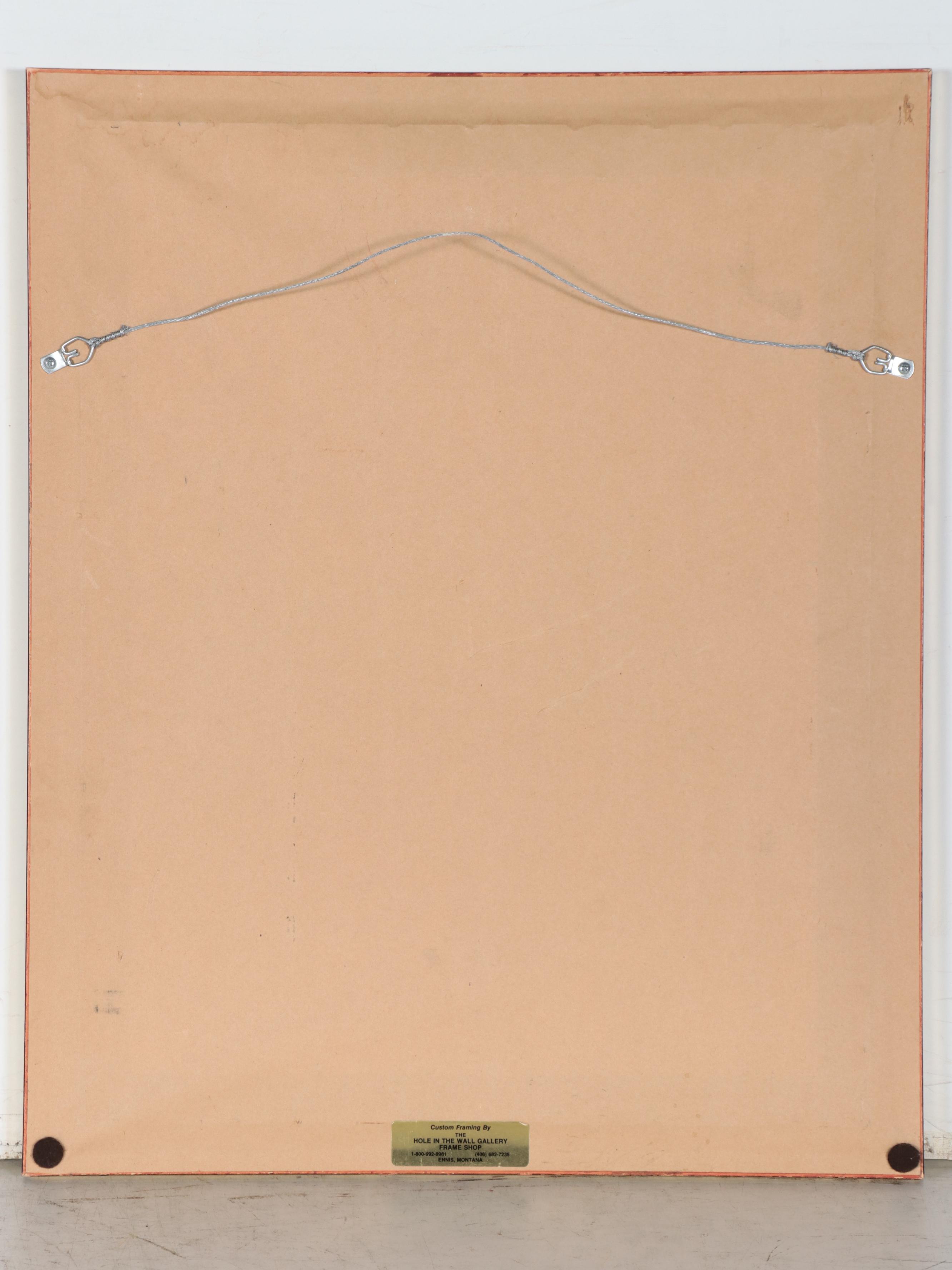 Bill Roach Watercolor Painting of Snowy Egret