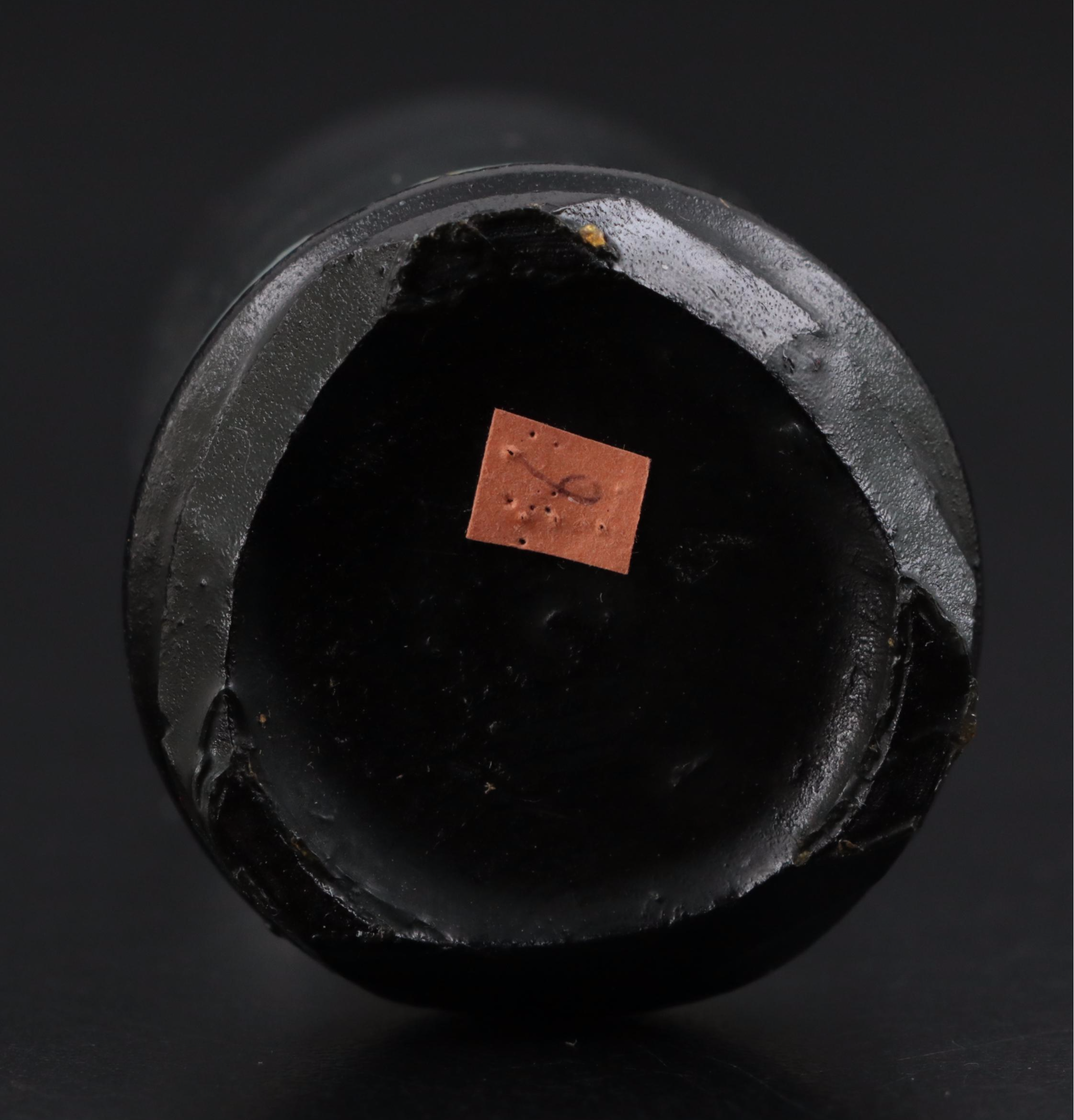 Chinese Clay Figurines in Glass Cloches