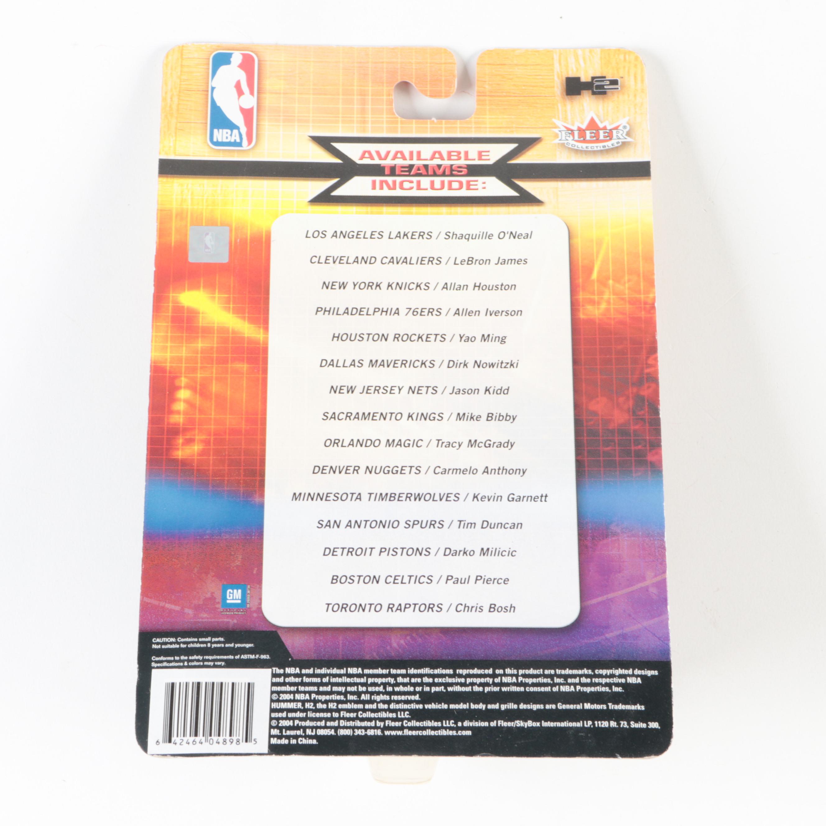 Fleer LeBron James Diecast Hummer H2 with Beckett Basketball Magazines, 2000s