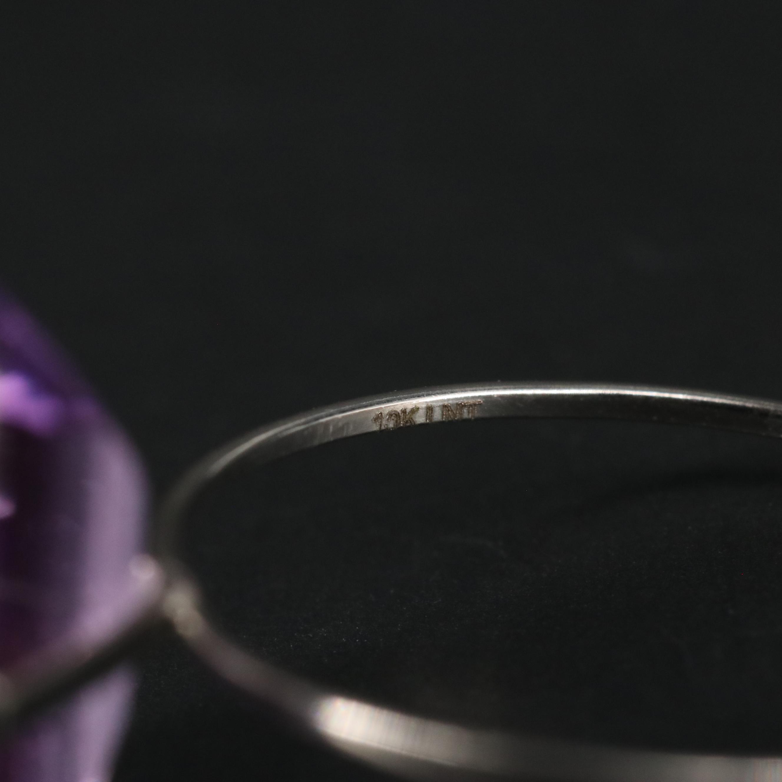 10K Amethyst Ring