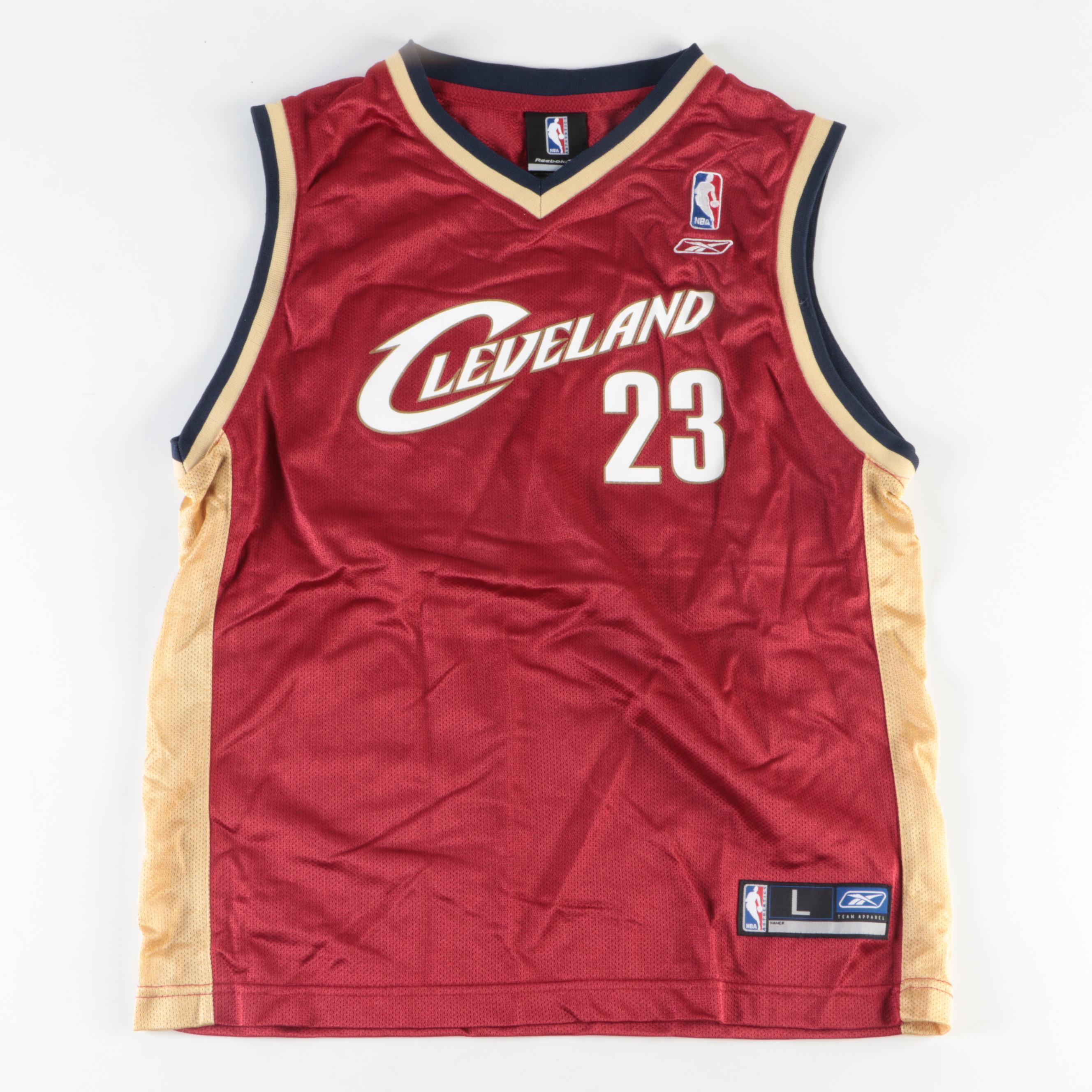 Kobe Bryant and LeBron James Youth Size Basketball Jerseys