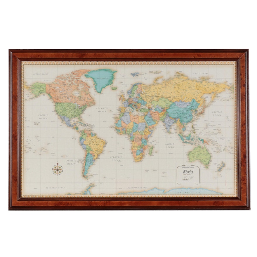 Rand McNally Large-Scale World Map