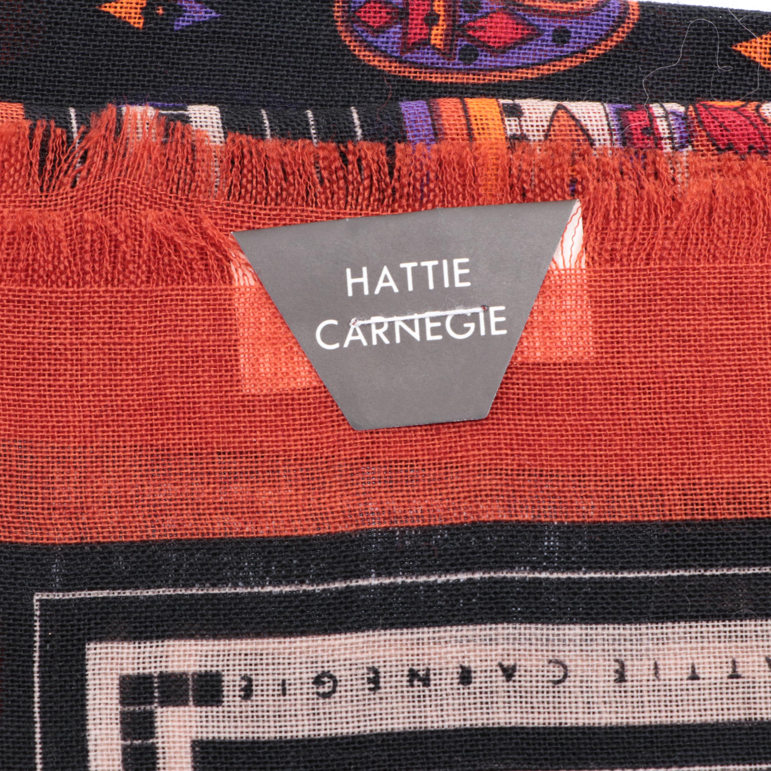 Halston, Hattie Carnegie, Erté, Etro, Emanuel Ungaro, and More Scarves