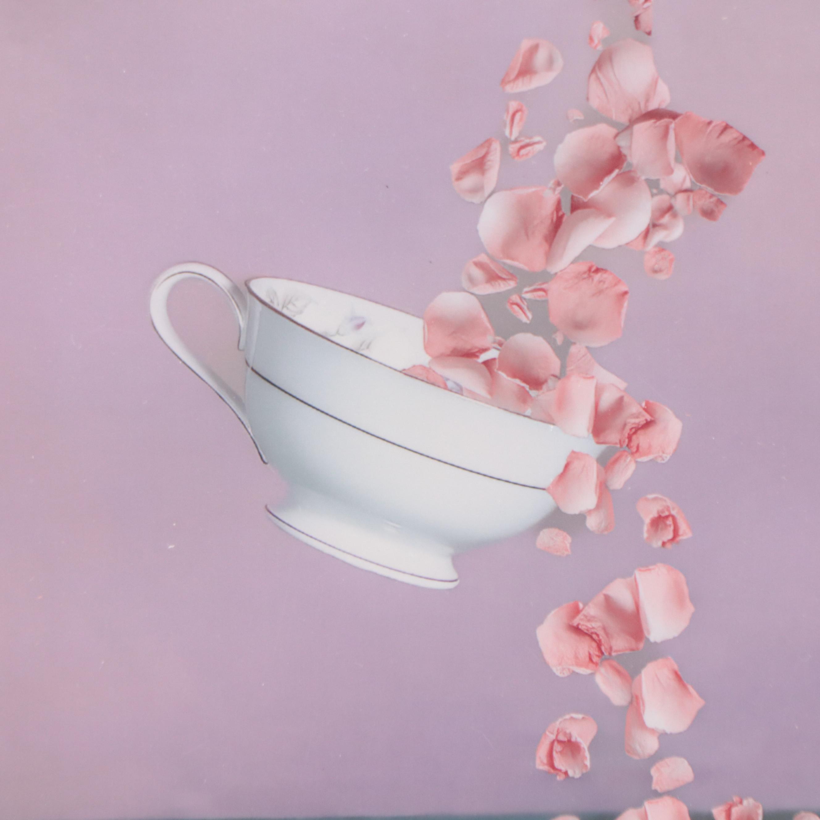 Tom Dallis Digital Photograph "Cups of Flowers"