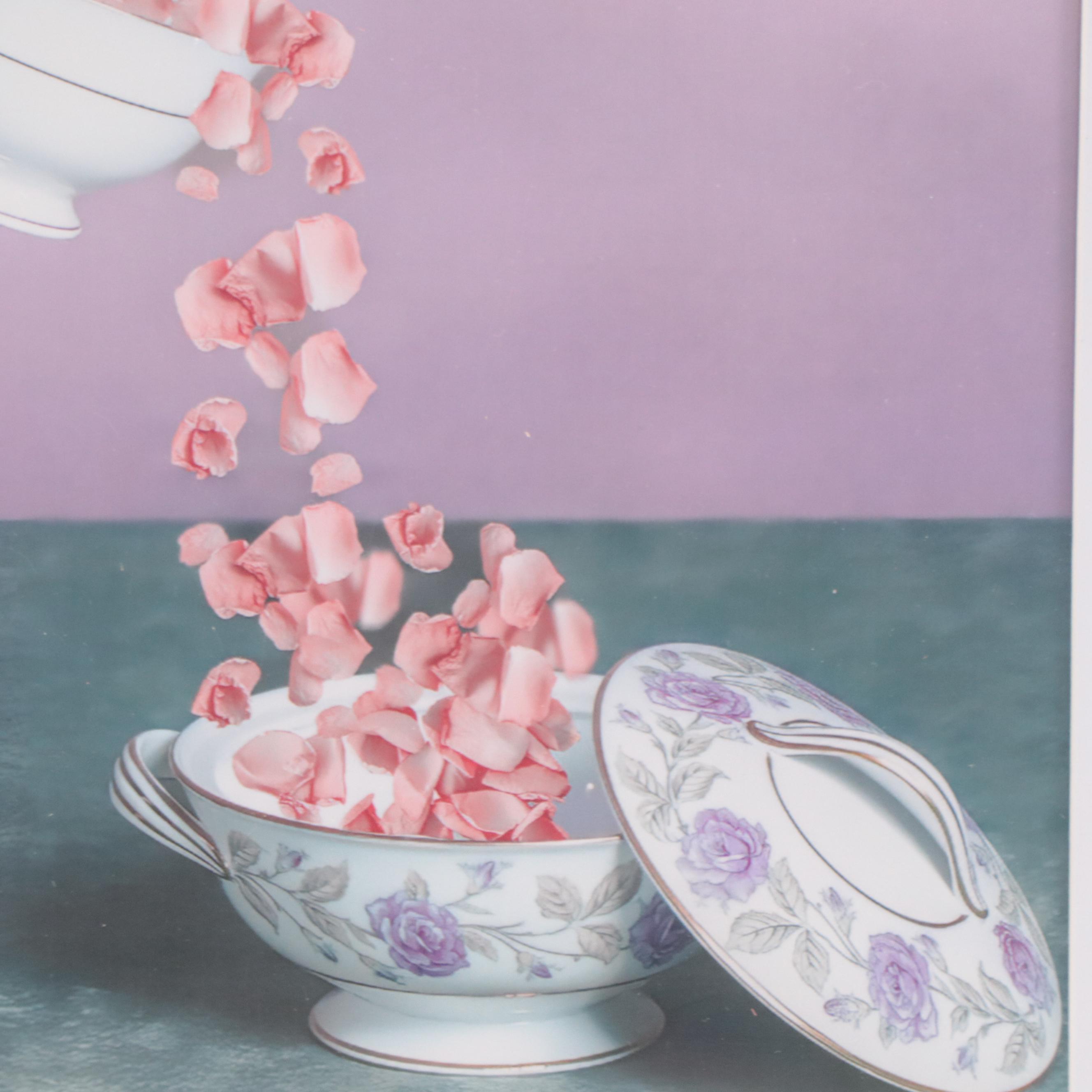 Tom Dallis Digital Photograph "Cups of Flowers"