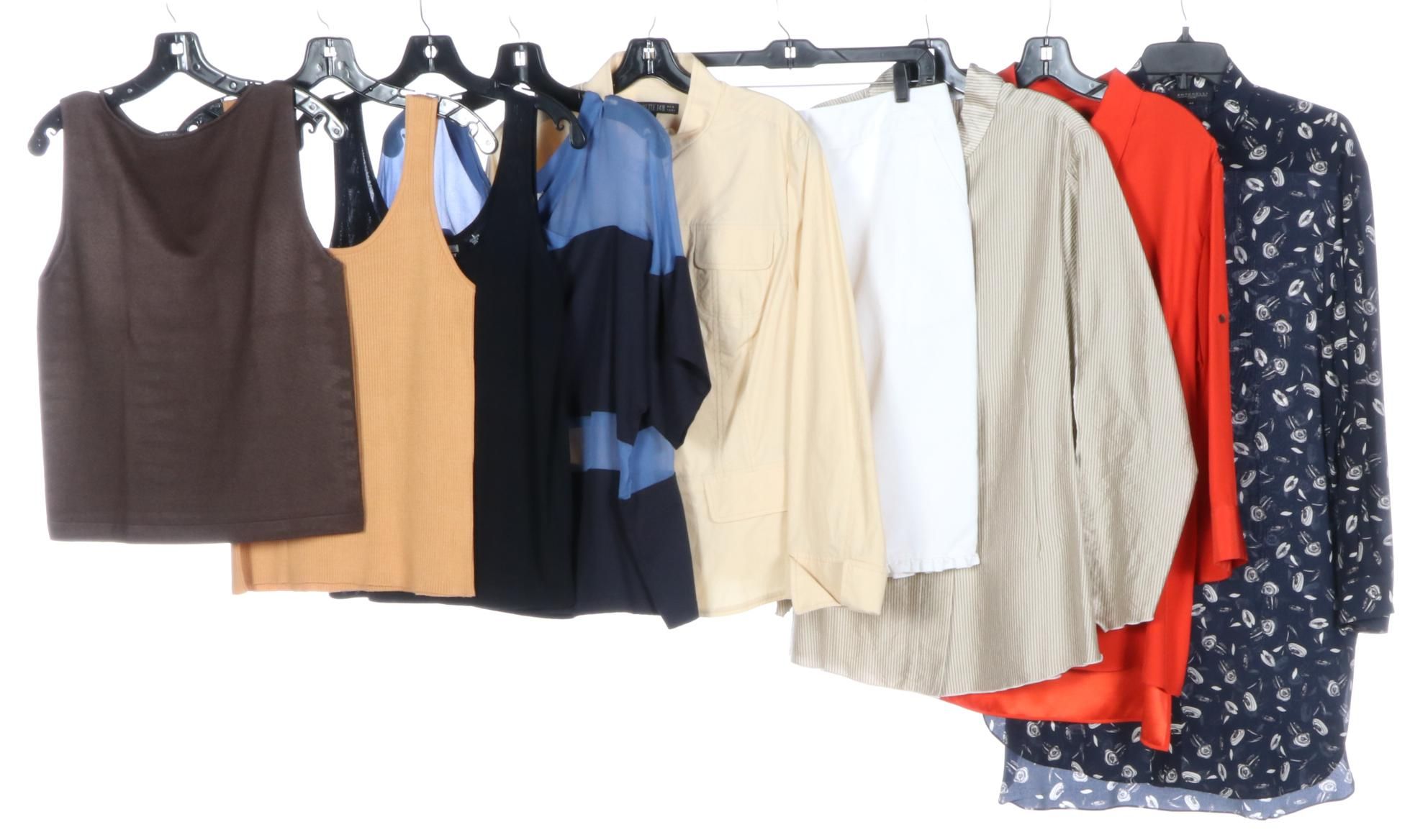 Lafayette 148 New York Tunic Blouse, Skirt and Jacket with Other Separates