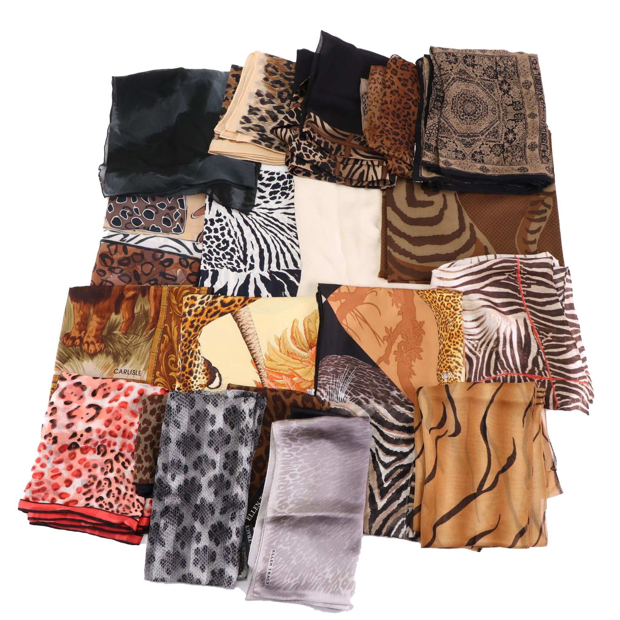 Echo, Ellen Tracy, Carlisle, Laura Ashley, and More Printed Scarves