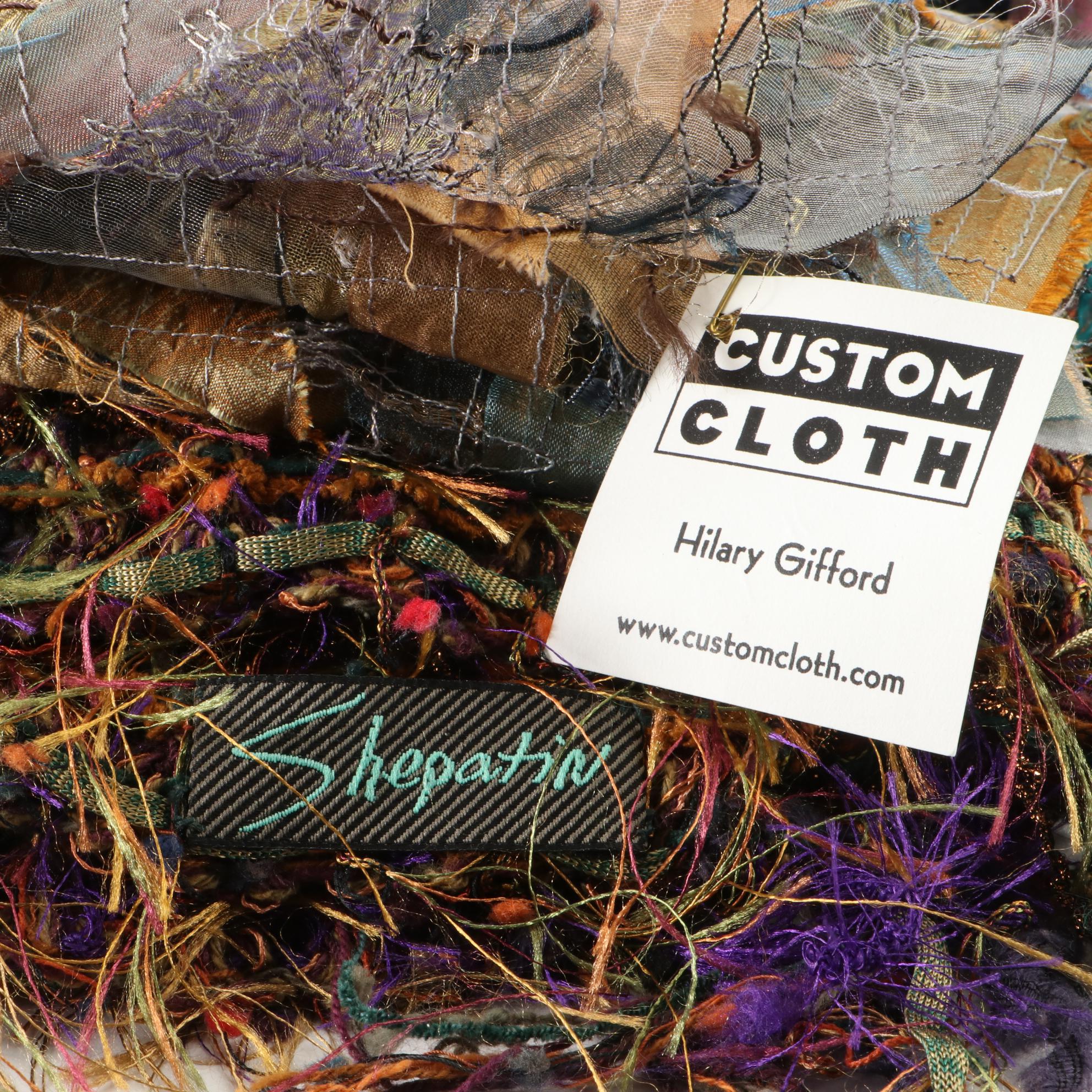 Assorted Textured and Printed Scarves with Tassels