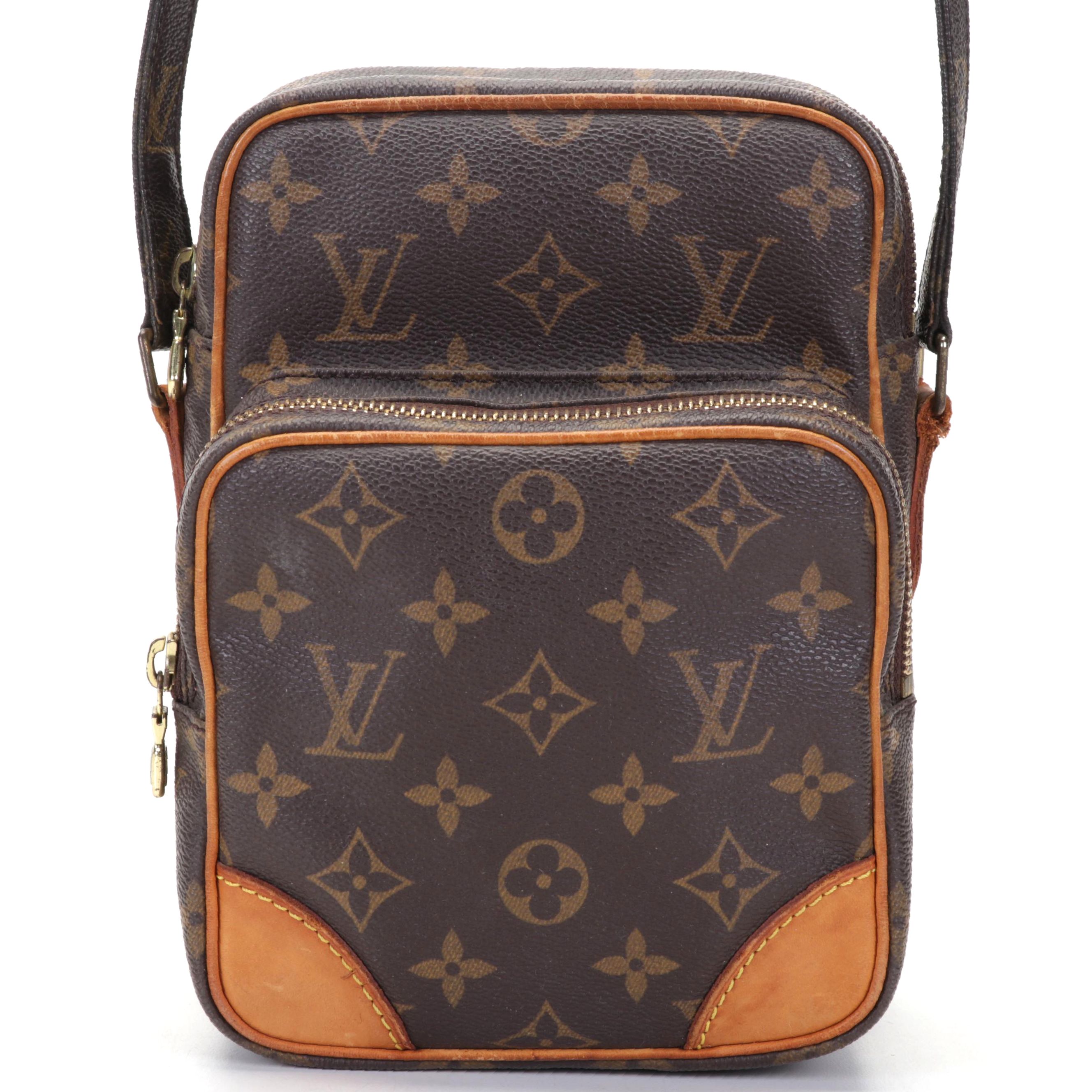 Louis Vuitton Amazone Crossbody Bag in Monogram Canvas and Vachetta Leather