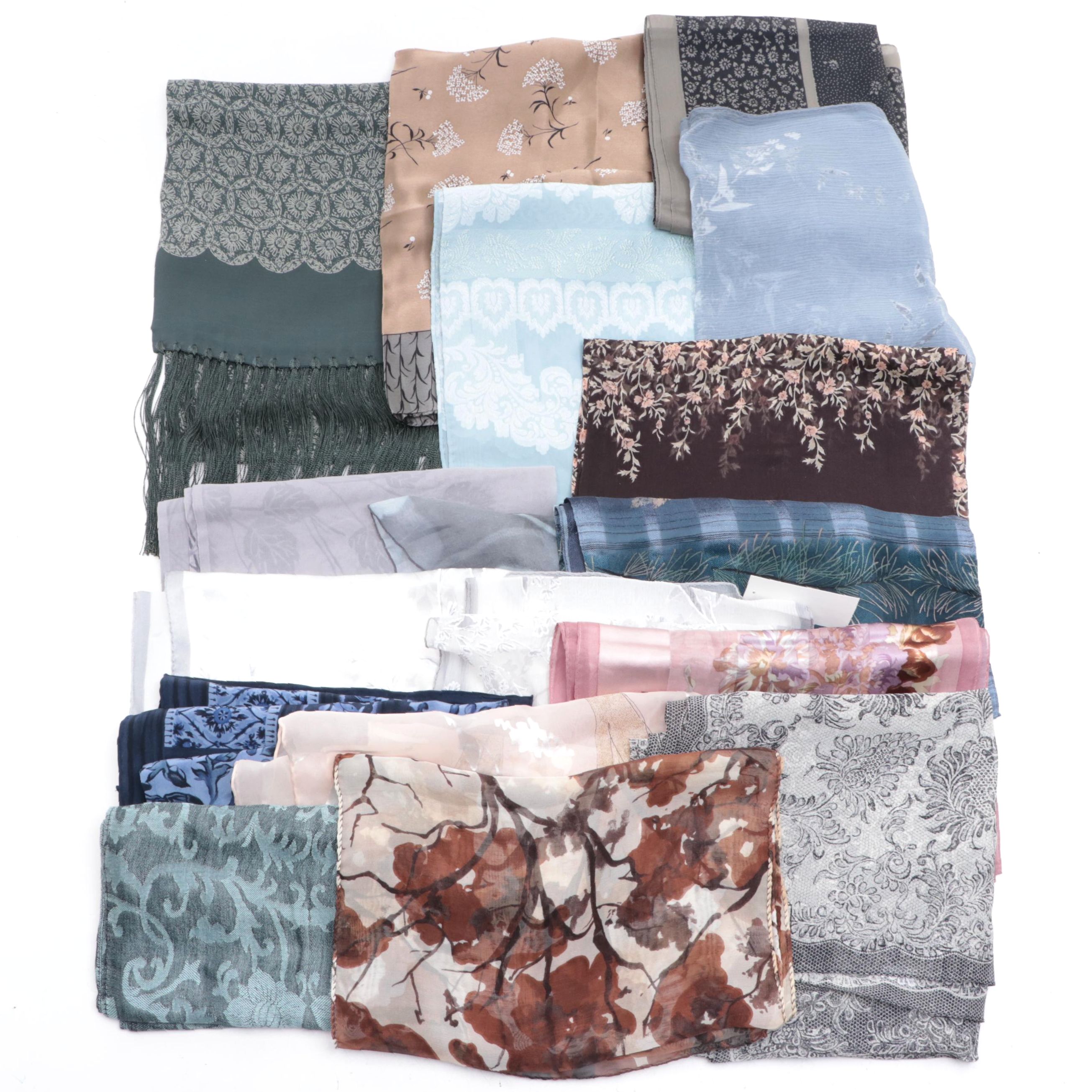 Emanuel Ungaro, Dana Buchman, Echo, and More Printed Scarves