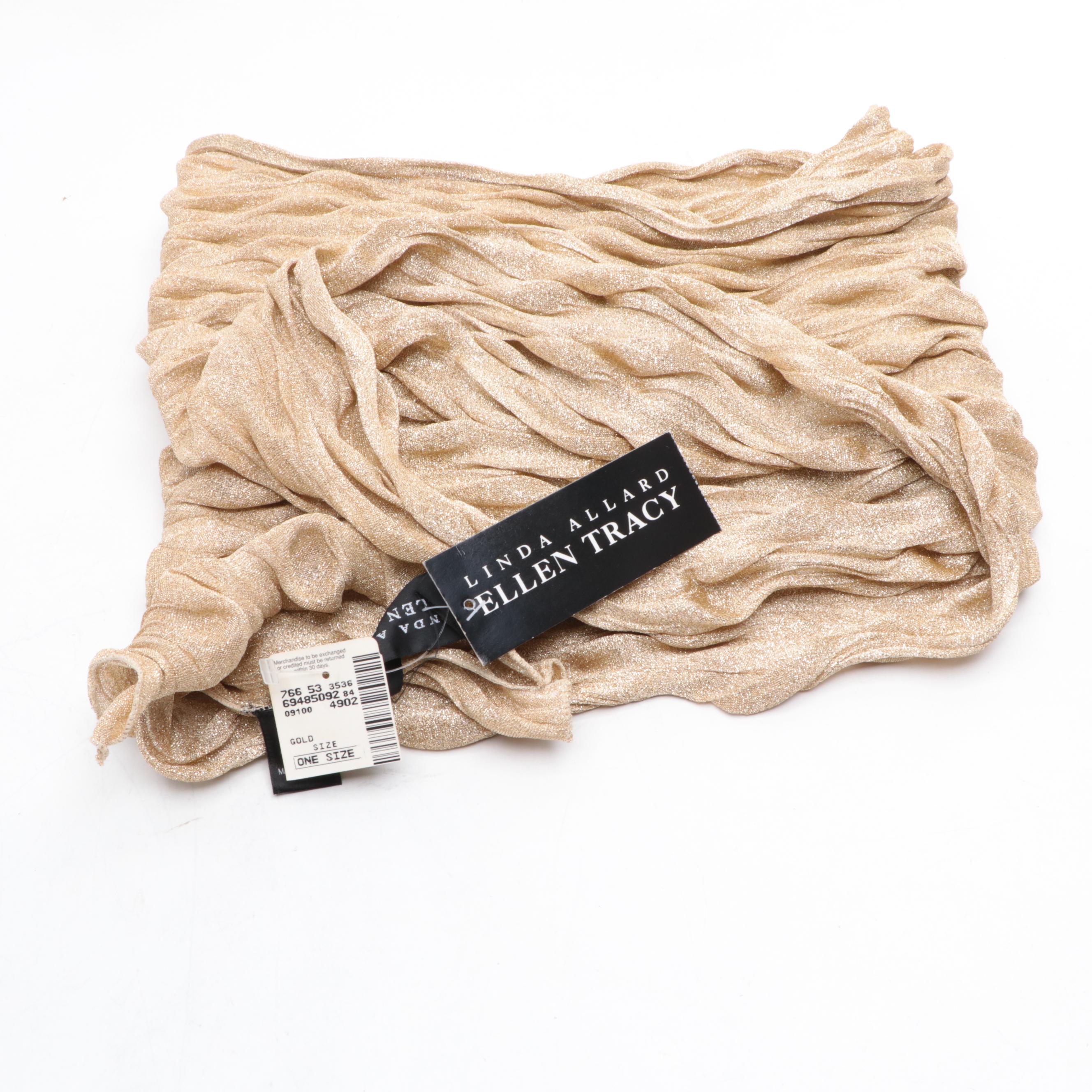 Cupcake Tutu Scarf, Linda Allard/Ellen Tracy Metallic Scarf, and More