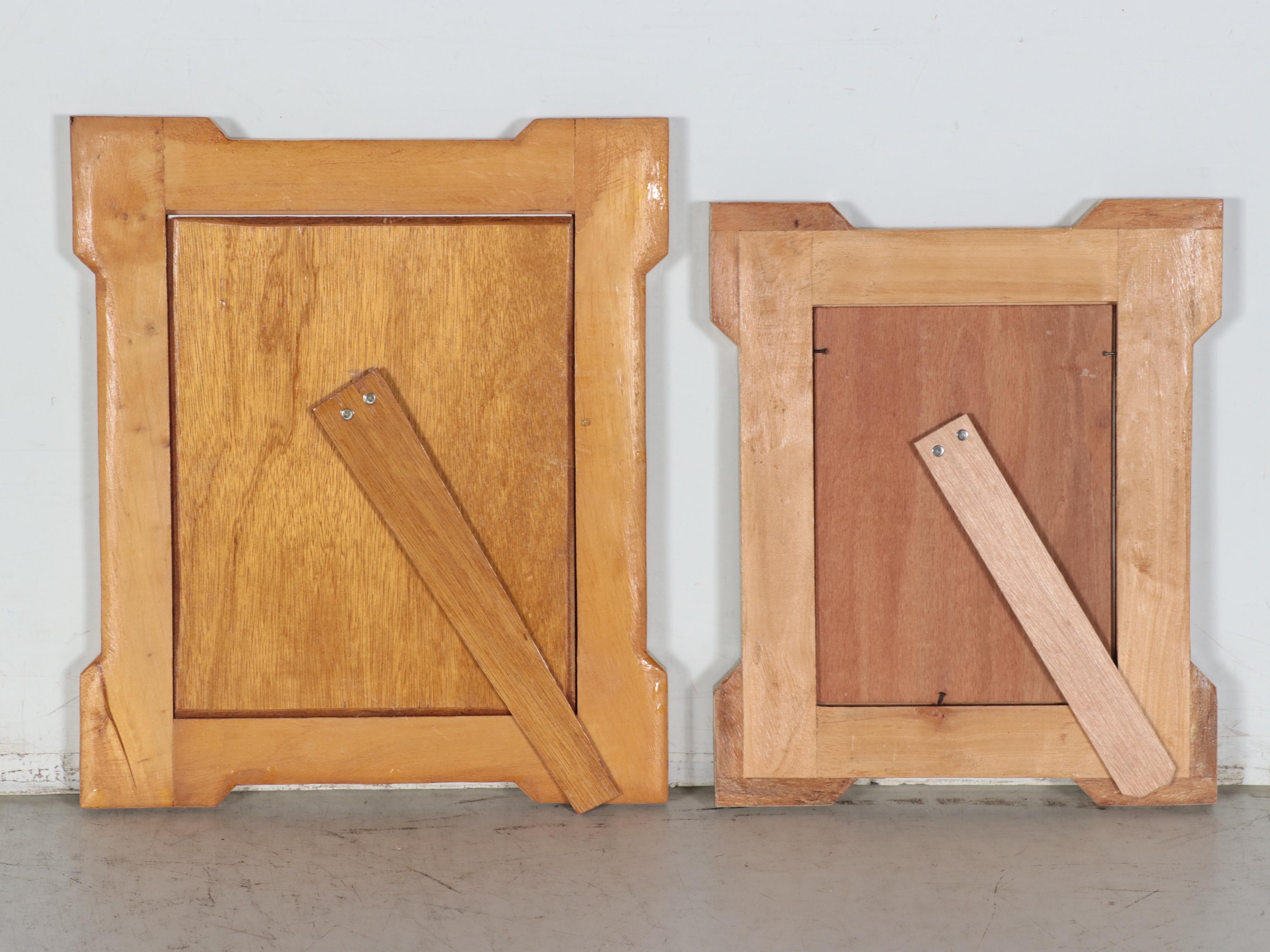 Persian Wood and Resin Mosaic Inlay Frames