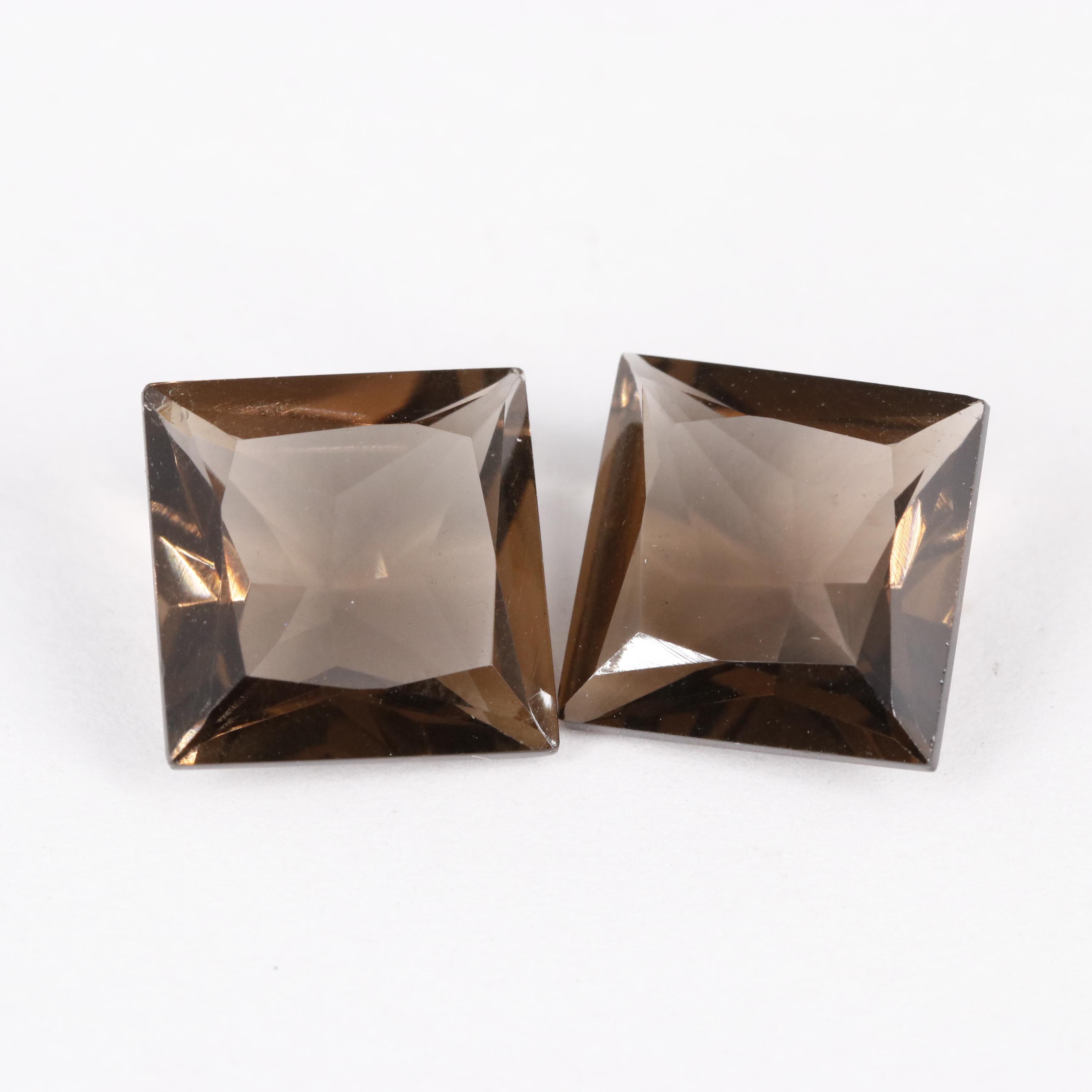 Loose 12.15 CTW Smoky Quartz