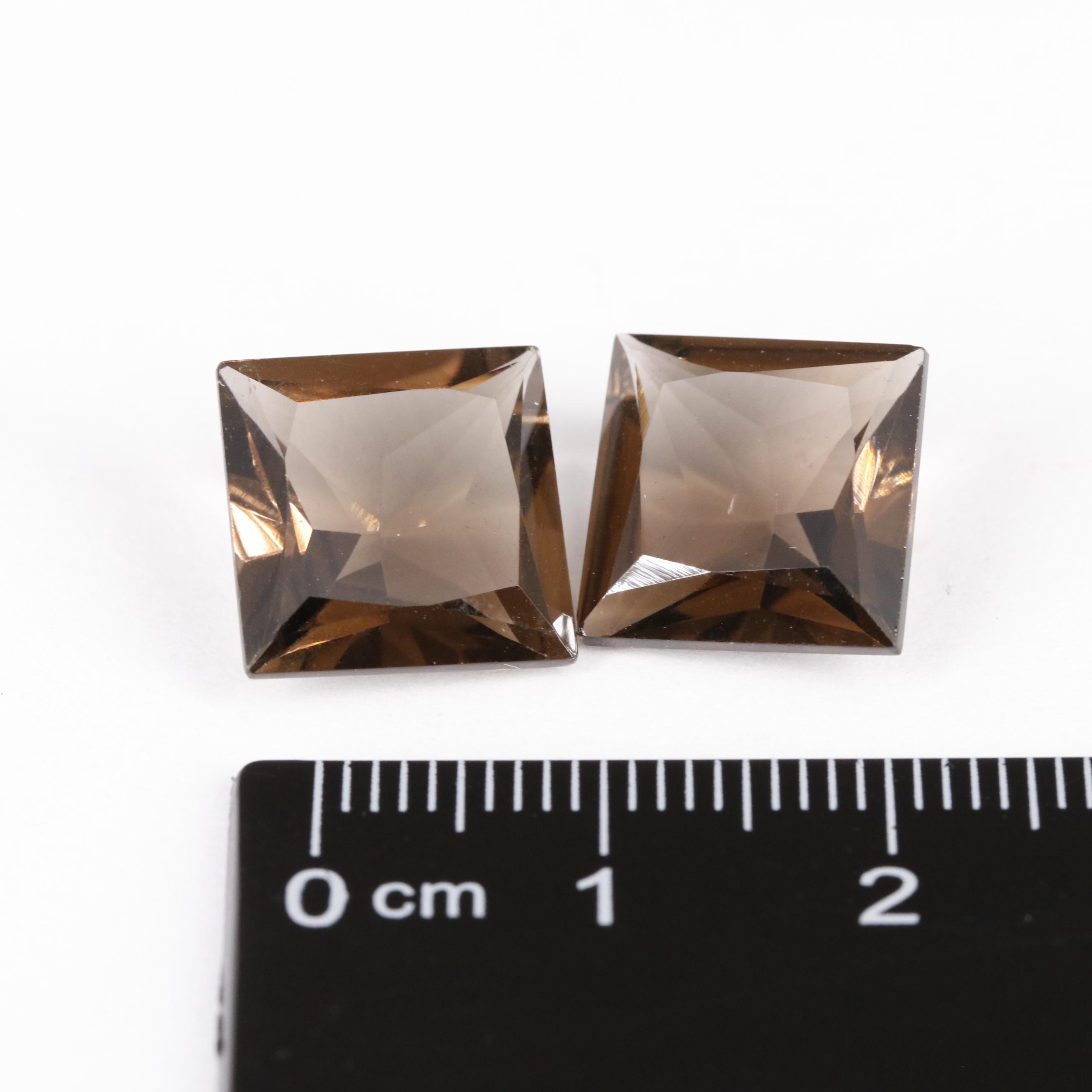 Loose 12.15 CTW Smoky Quartz