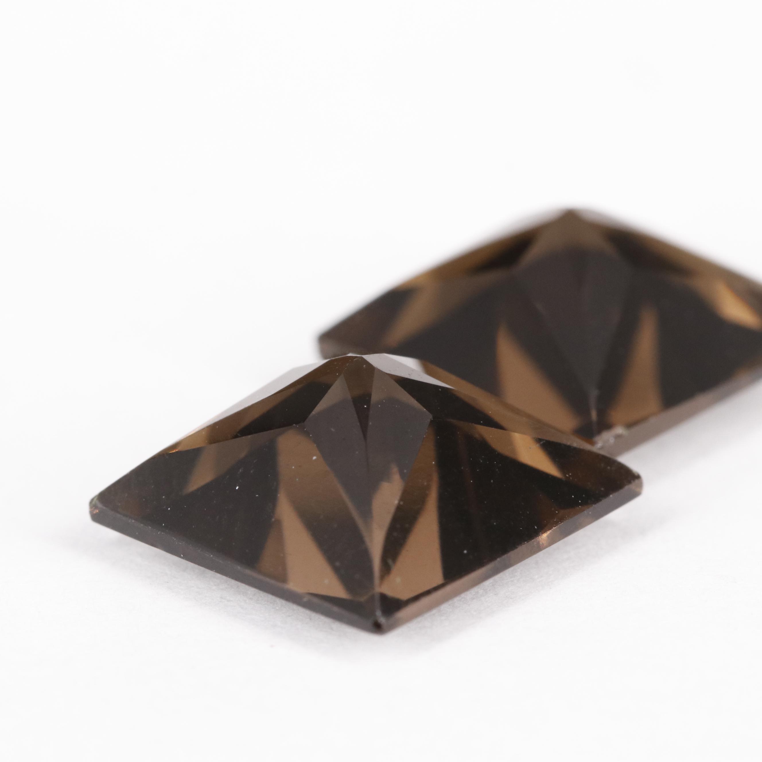 Loose 12.15 CTW Smoky Quartz