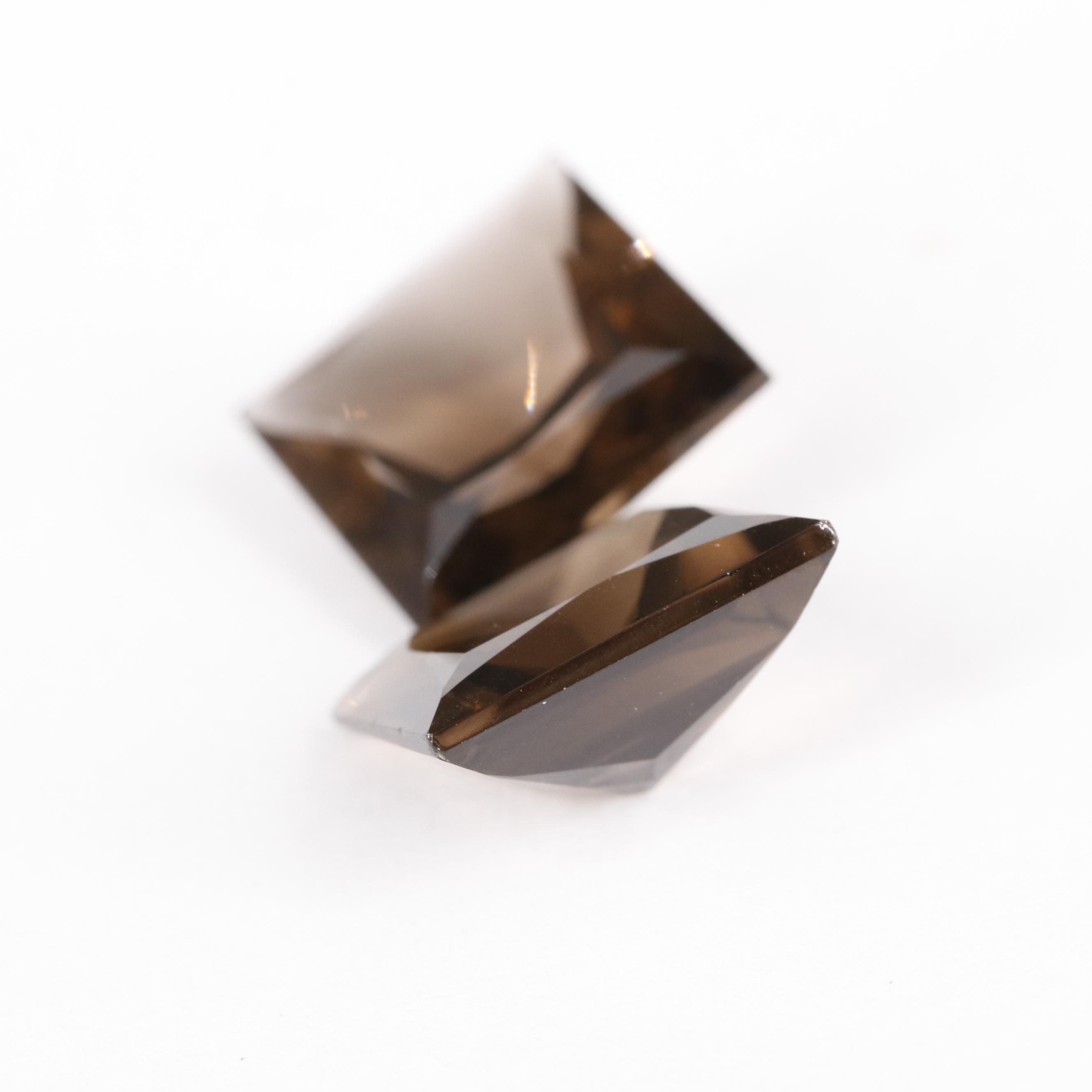 Loose 12.15 CTW Smoky Quartz