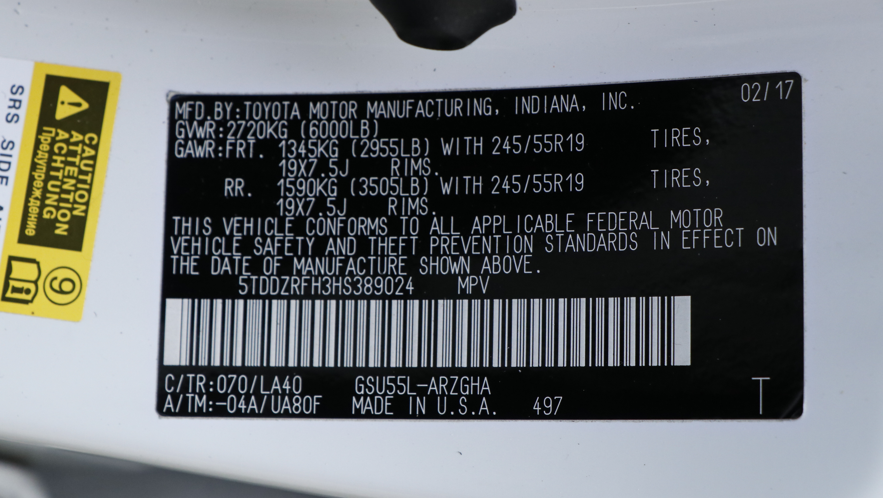 2017 Toyota Highlander Limited