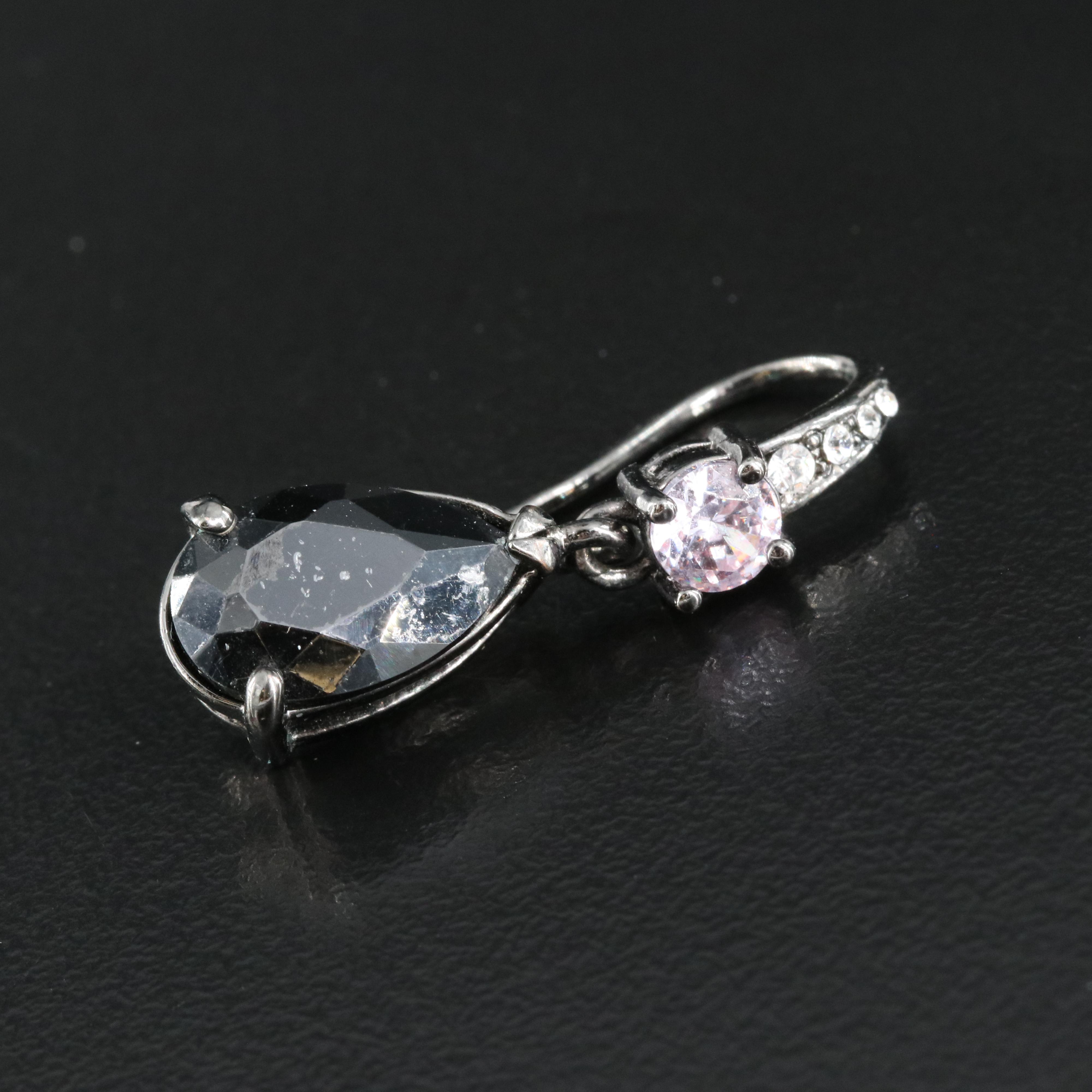 Necklace and Earring Set Including Cubic Zirconia, Glass and Rhinestone