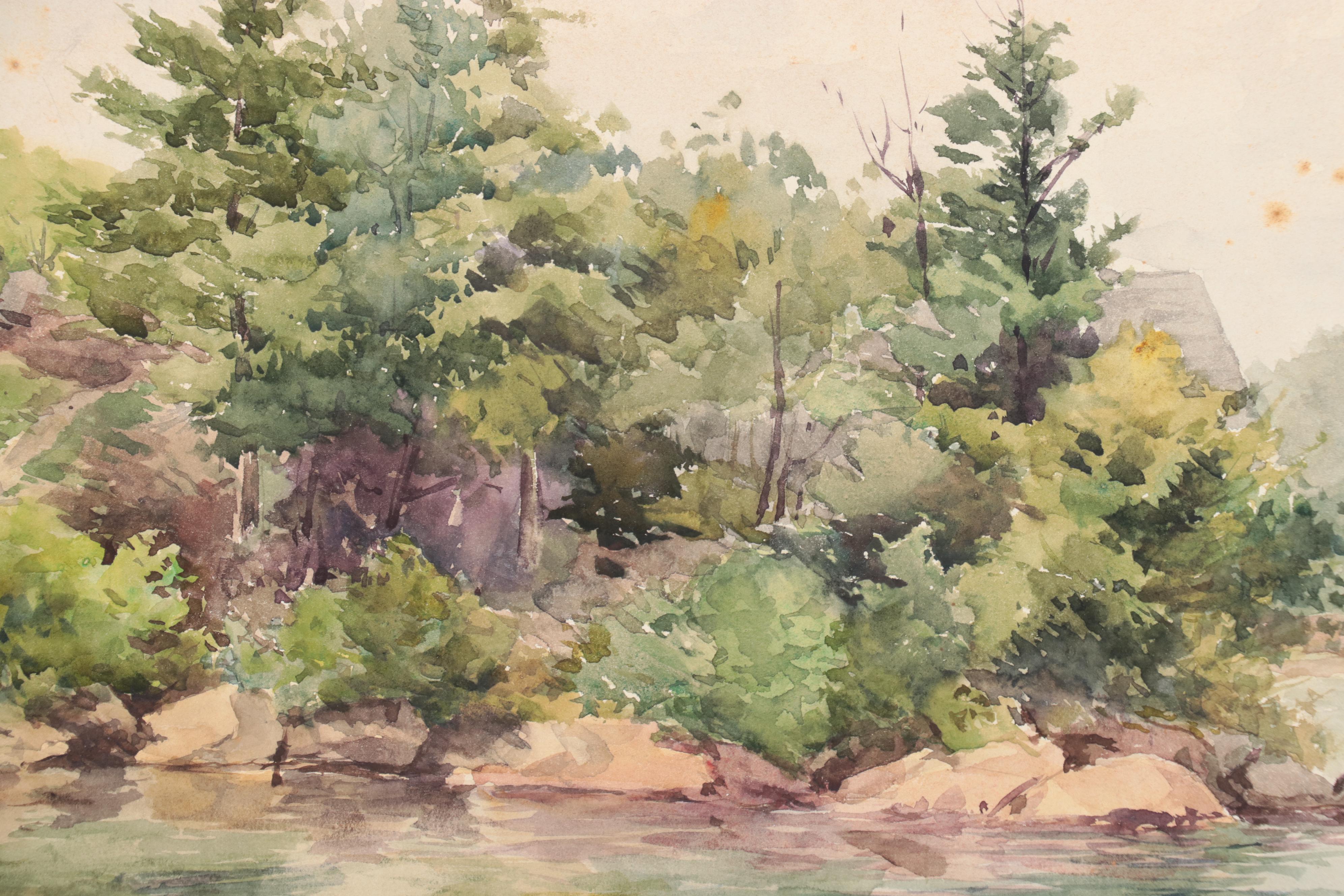 Landscape and Still Life Watercolor Paintings