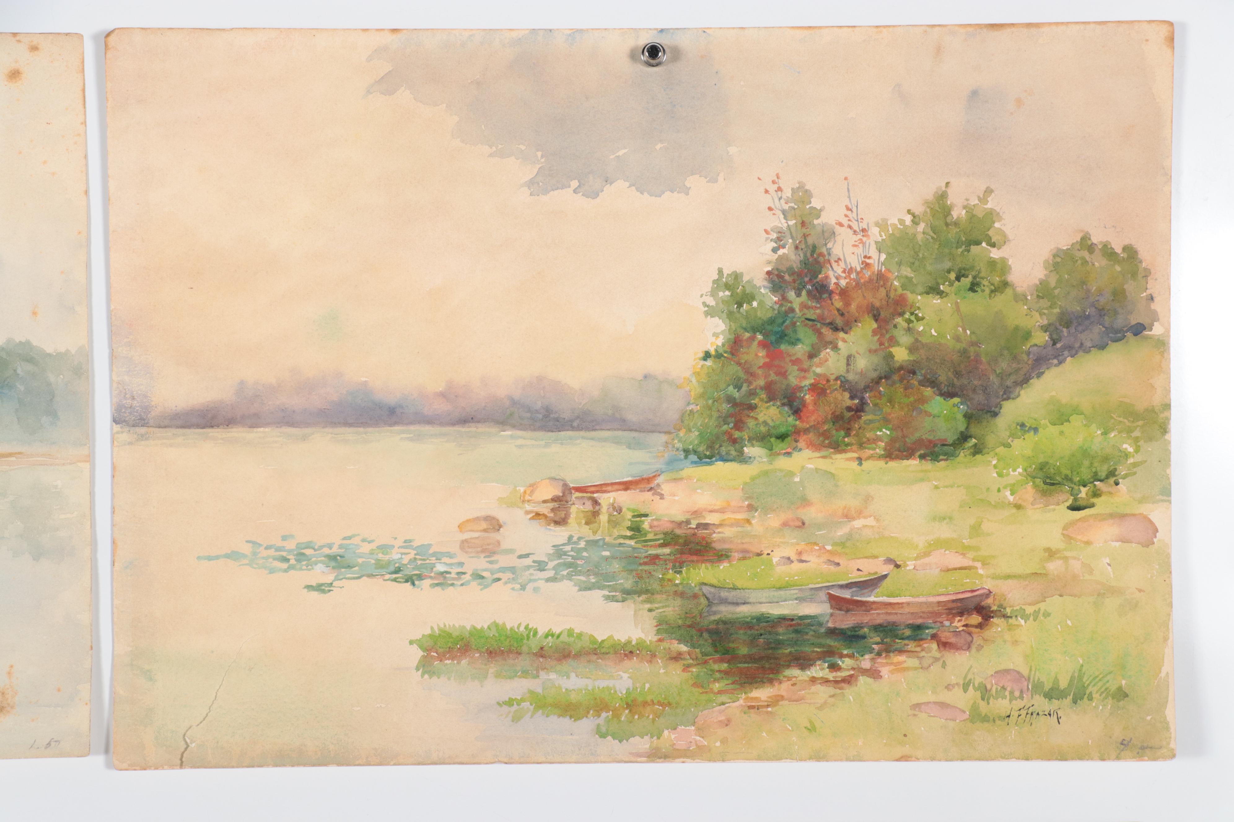 Landscape and Still Life Watercolor Paintings