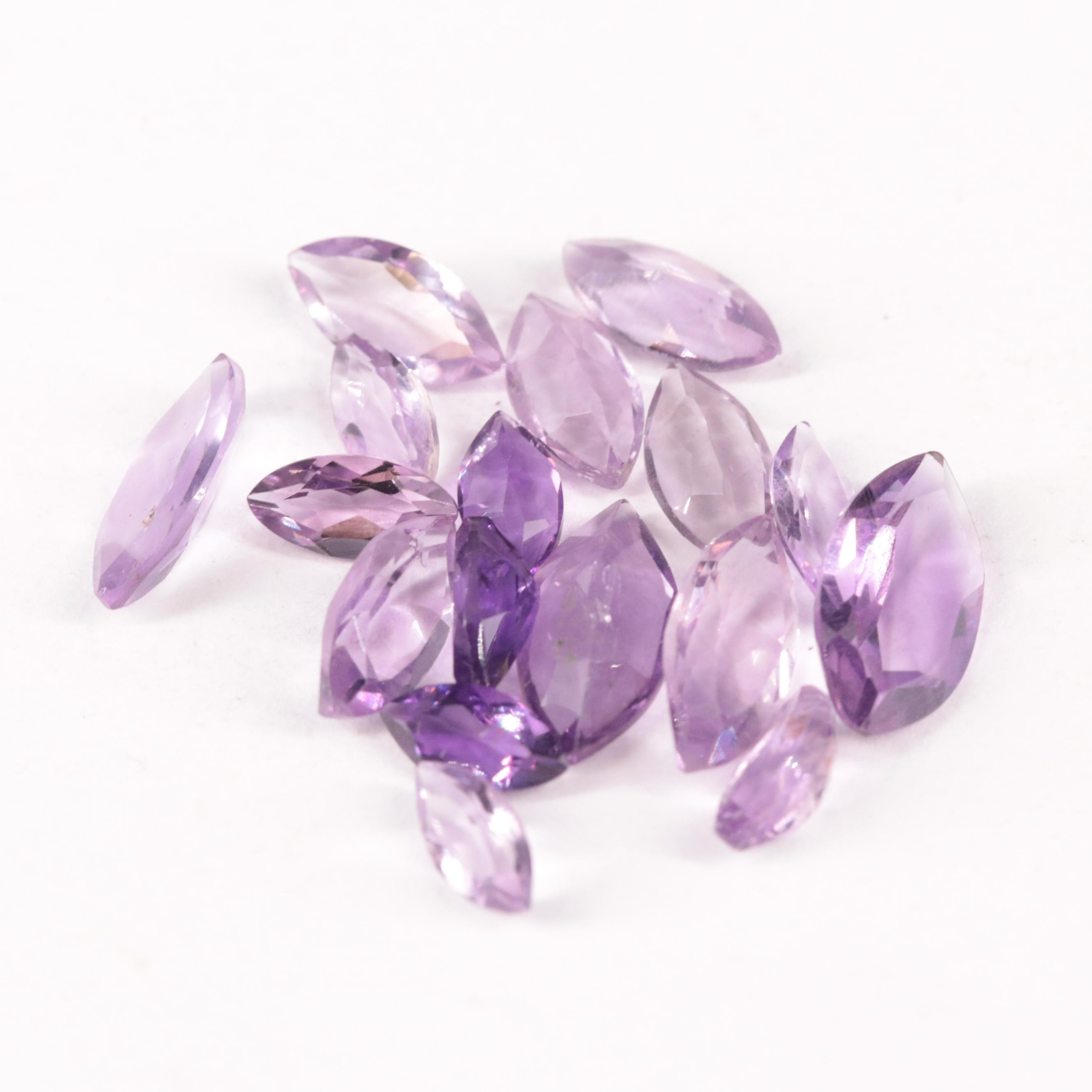 Loose 14.75 CTW Amethyst Lot