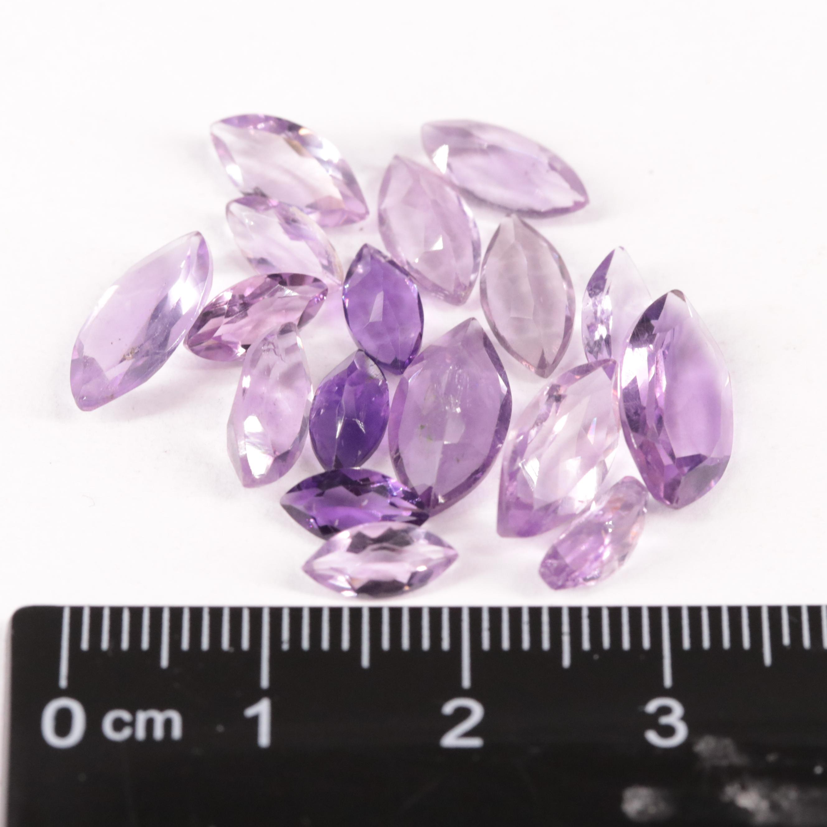 Loose 14.75 CTW Amethyst Lot