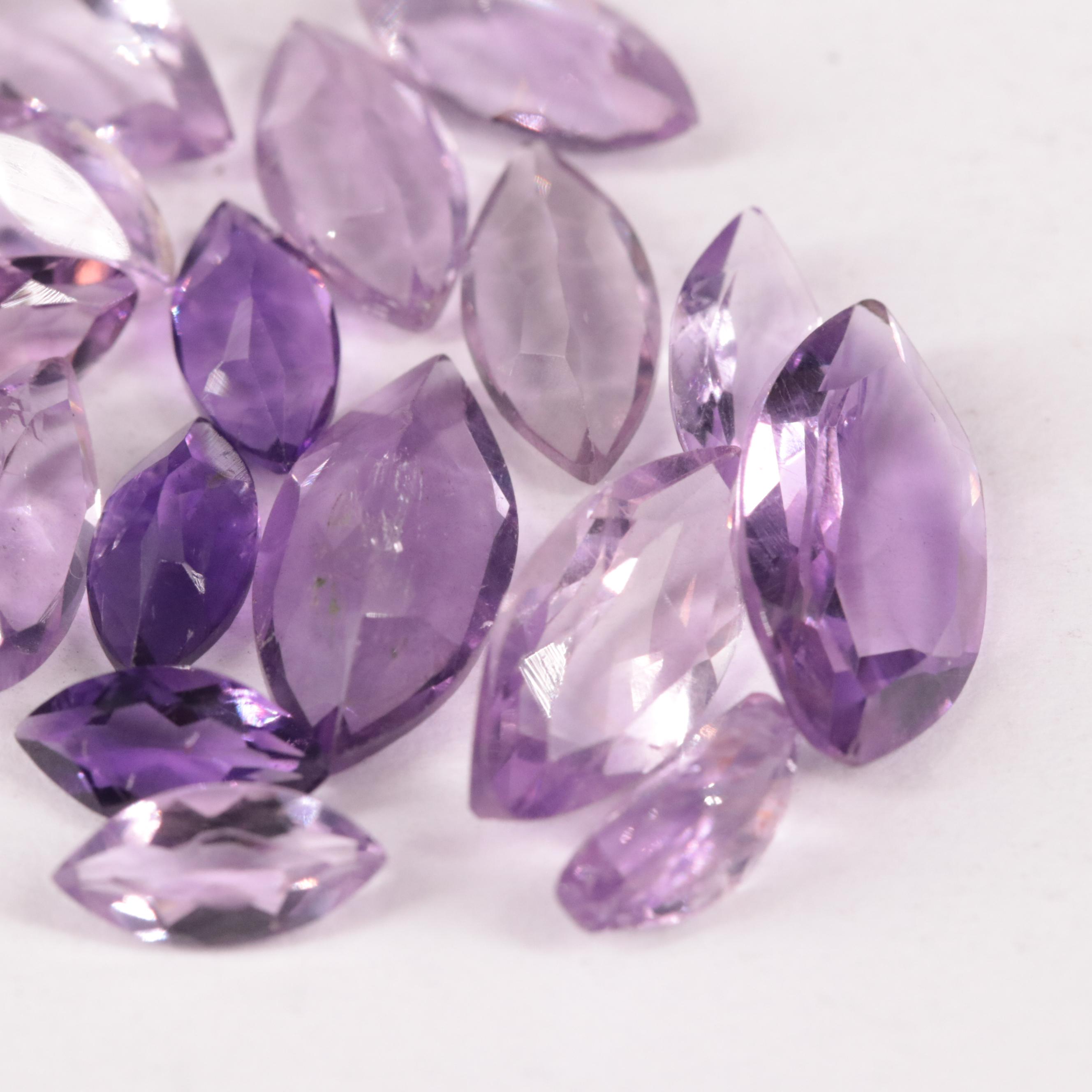 Loose 14.75 CTW Amethyst Lot