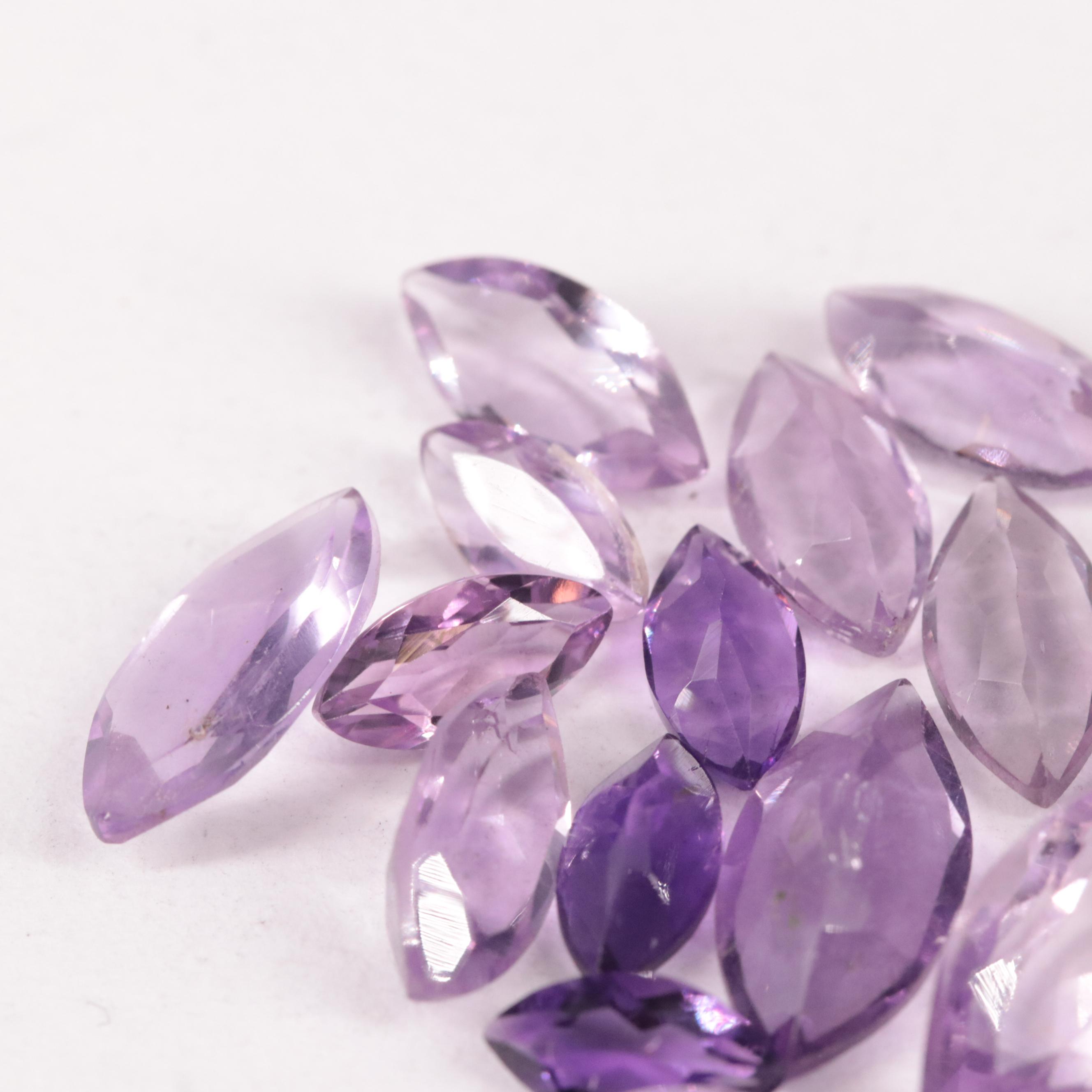 Loose 14.75 CTW Amethyst Lot