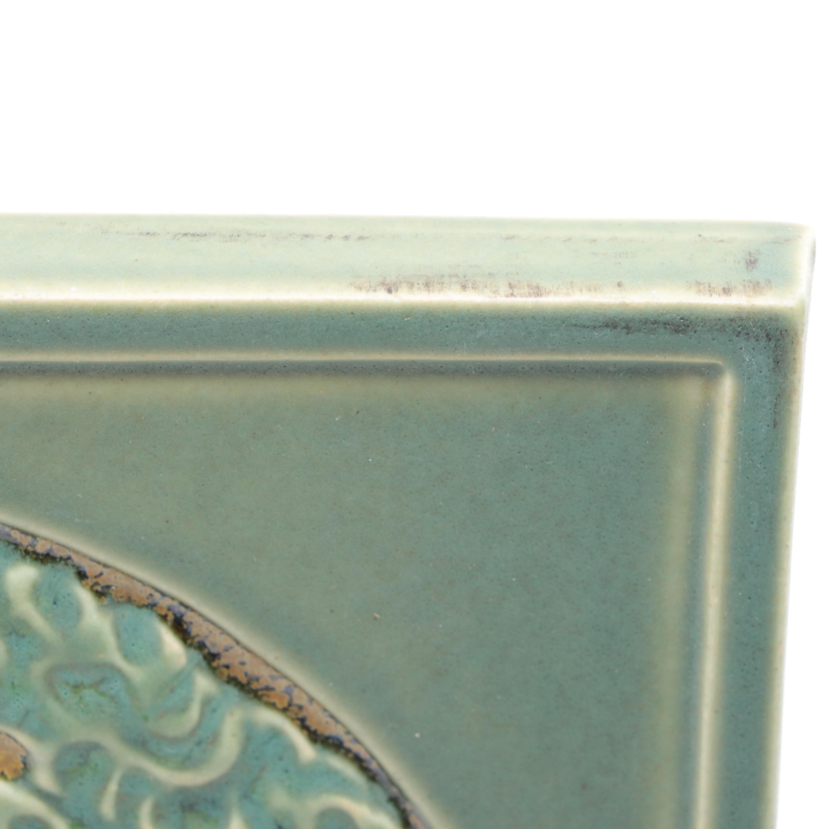 Rookwood Pottery "Tree of Life" Tile and Stand, 2013