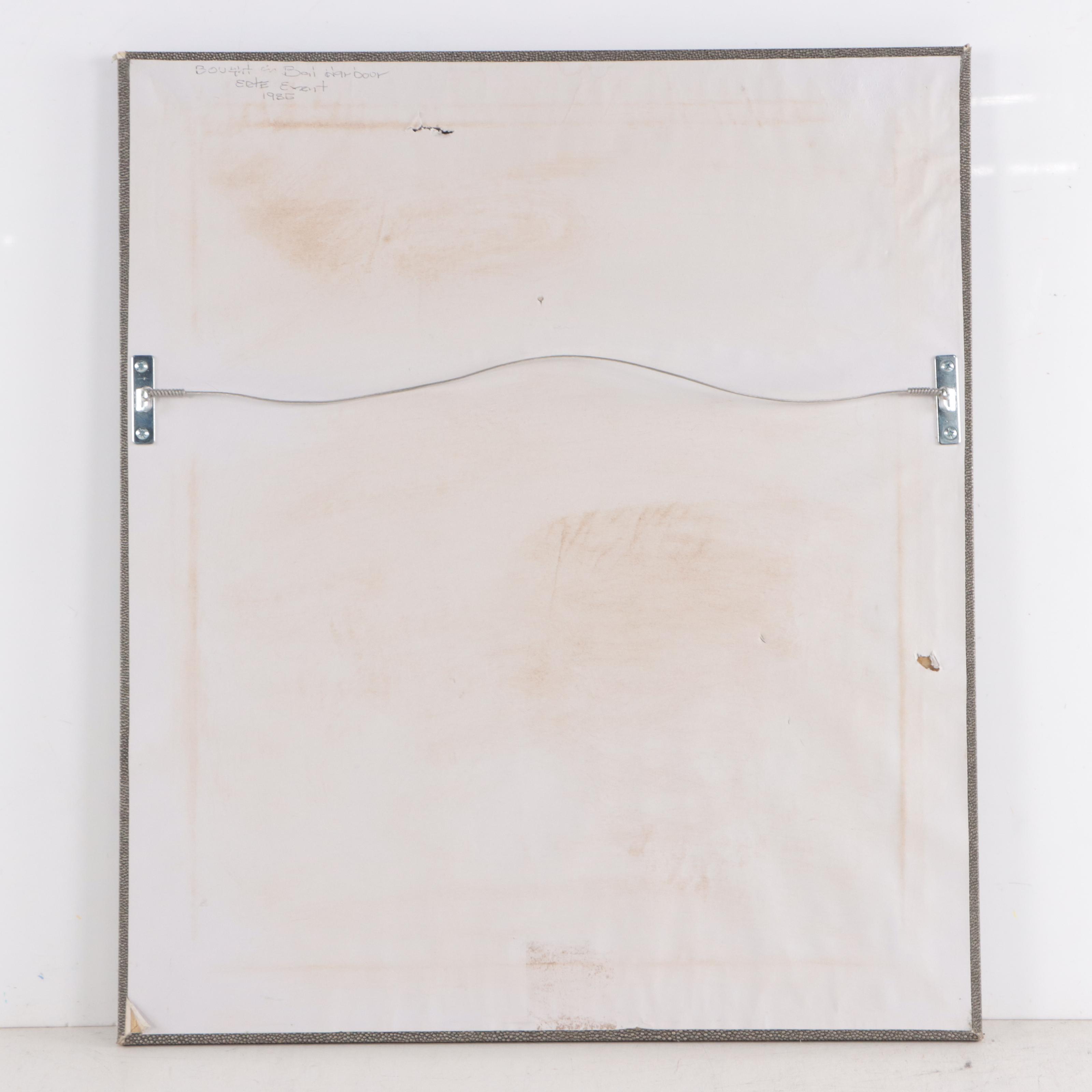 Erté Halftone of Fashion Illustration, Late 20th Century