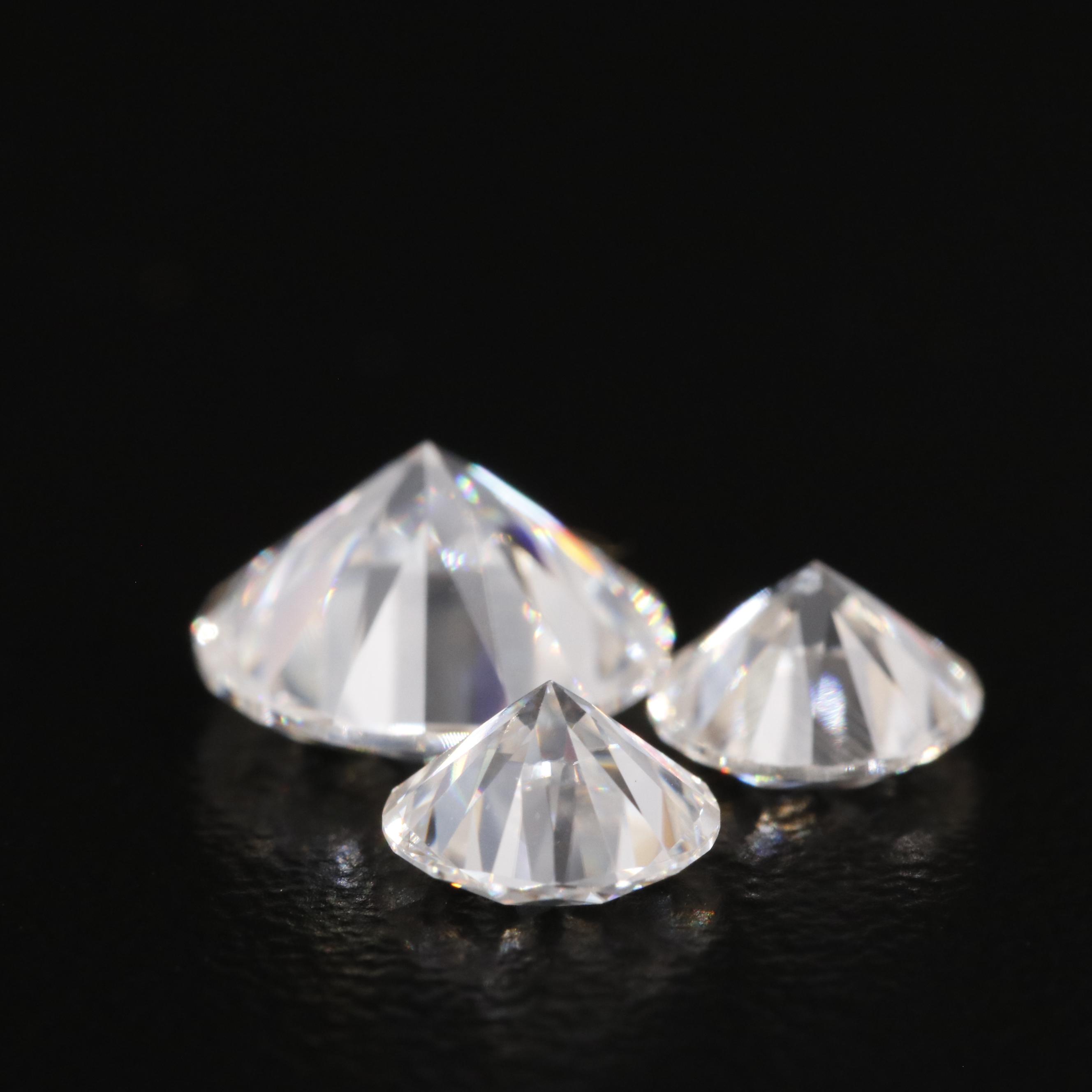 Loose 2.82 CTW Moissanite