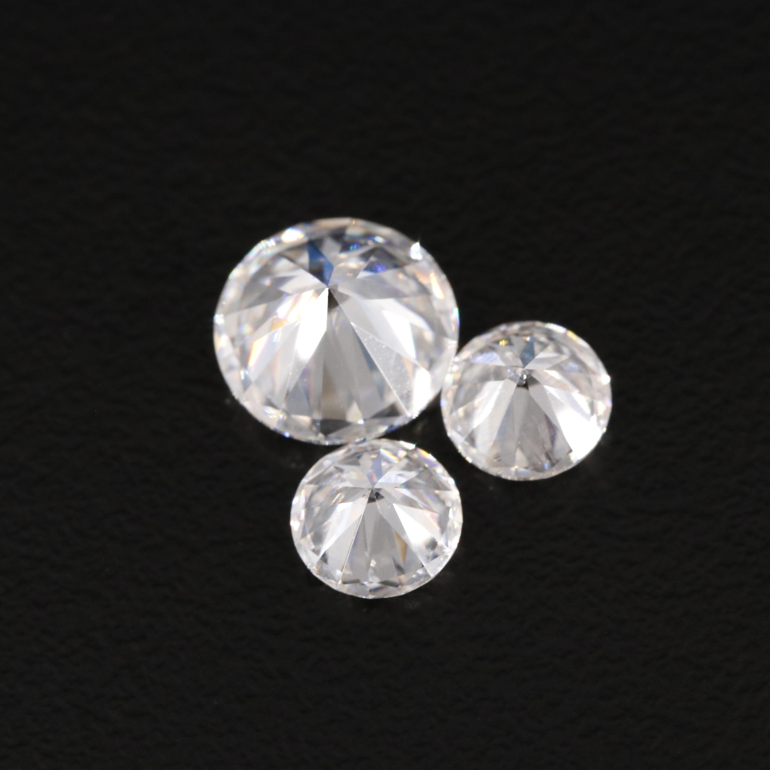 Loose 2.82 CTW Moissanite
