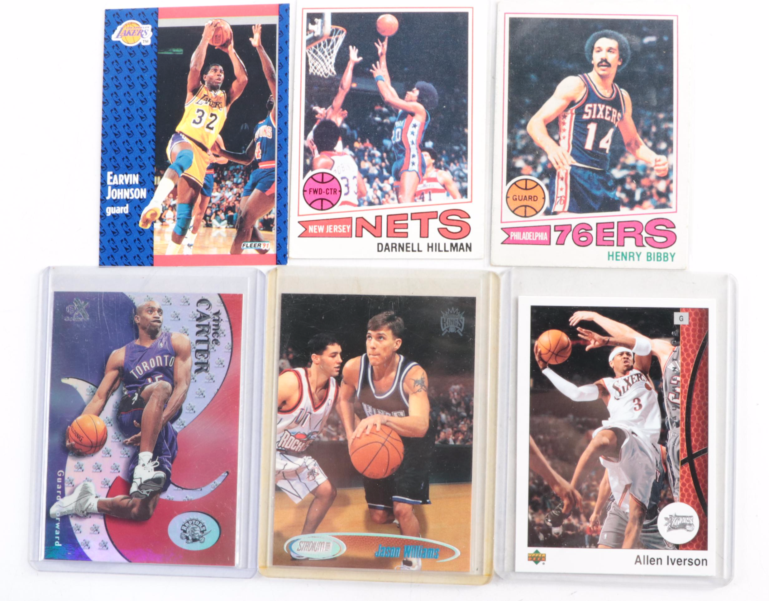 Topps, More Basketball Cards with Frazier, Cunningham, Rookies, 1970s–2000s
